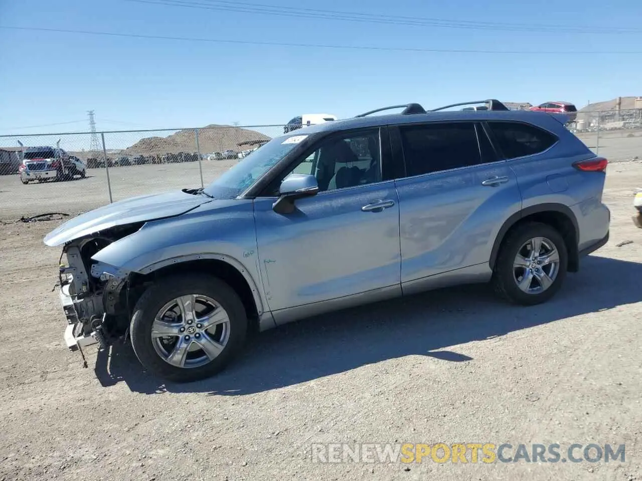 1 Фотография поврежденного автомобиля 5TDBZRBH6LS008658 TOYOTA HIGHLANDER 2020