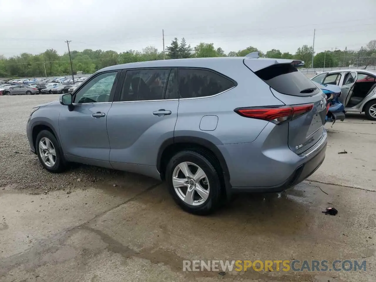 2 Photograph of a damaged car 5TDBZRBH7LS016753 TOYOTA HIGHLANDER 2020