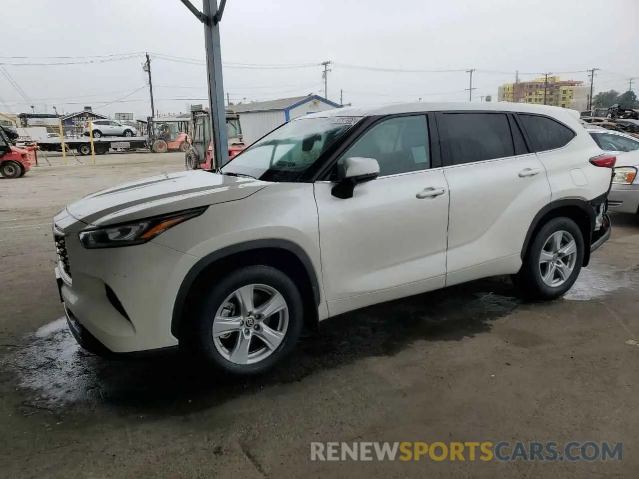 1 Photograph of a damaged car 5TDCZRAH1LS503503 TOYOTA HIGHLANDER 2020