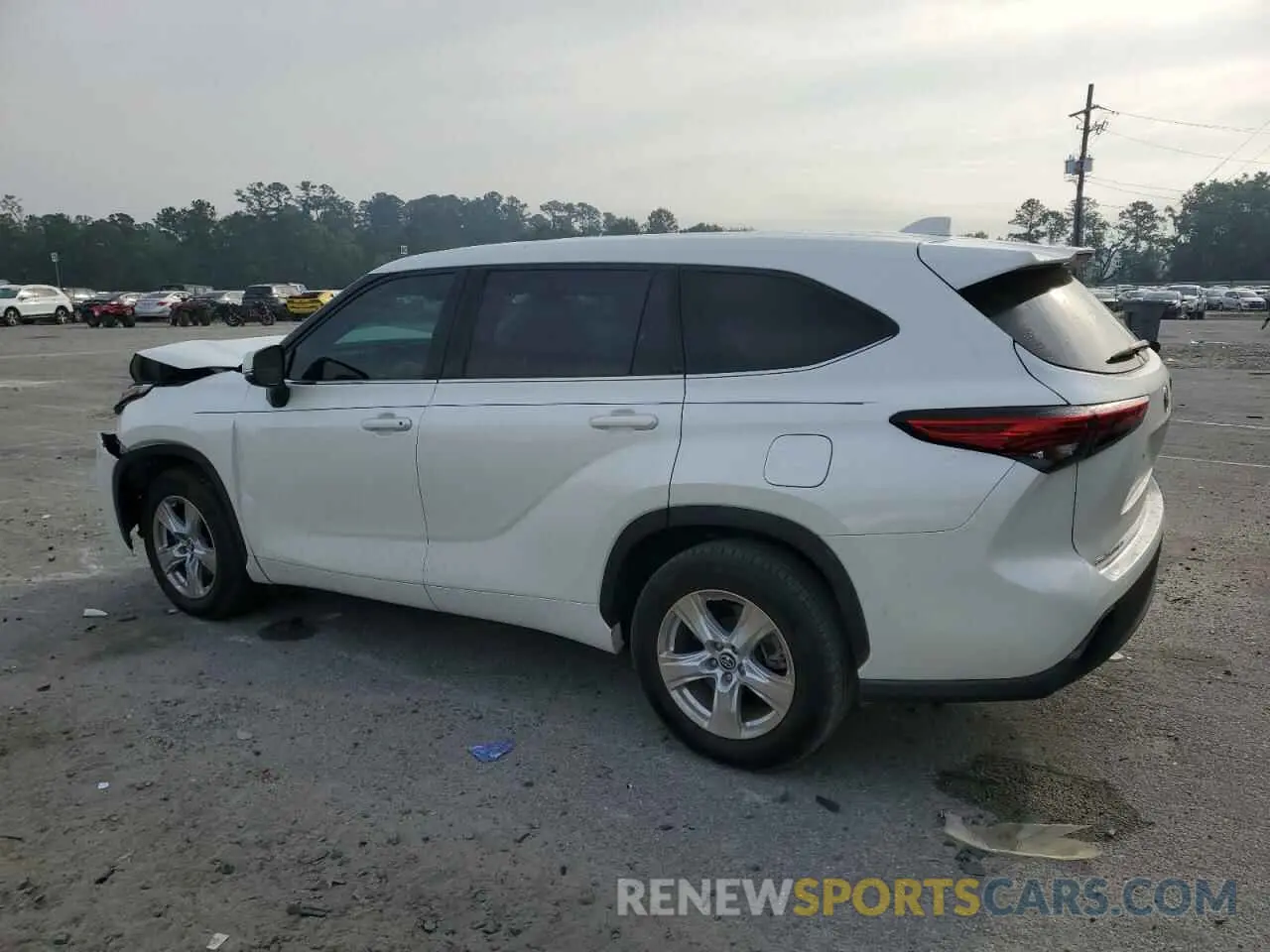 2 Photograph of a damaged car 5TDCZRAH2LS504059 TOYOTA HIGHLANDER 2020