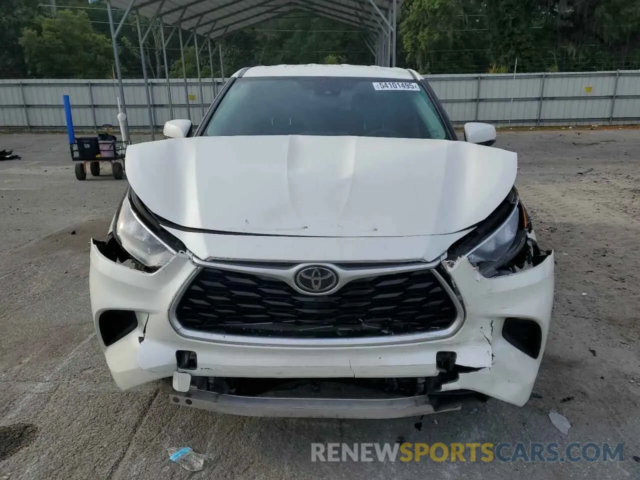 5 Photograph of a damaged car 5TDCZRAH2LS504059 TOYOTA HIGHLANDER 2020