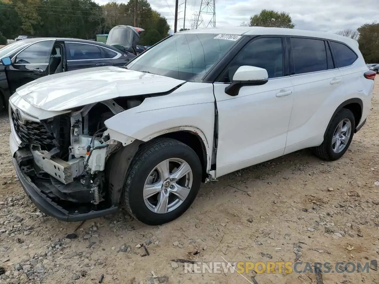 1 Photograph of a damaged car 5TDCZRAH3LS001141 TOYOTA HIGHLANDER 2020