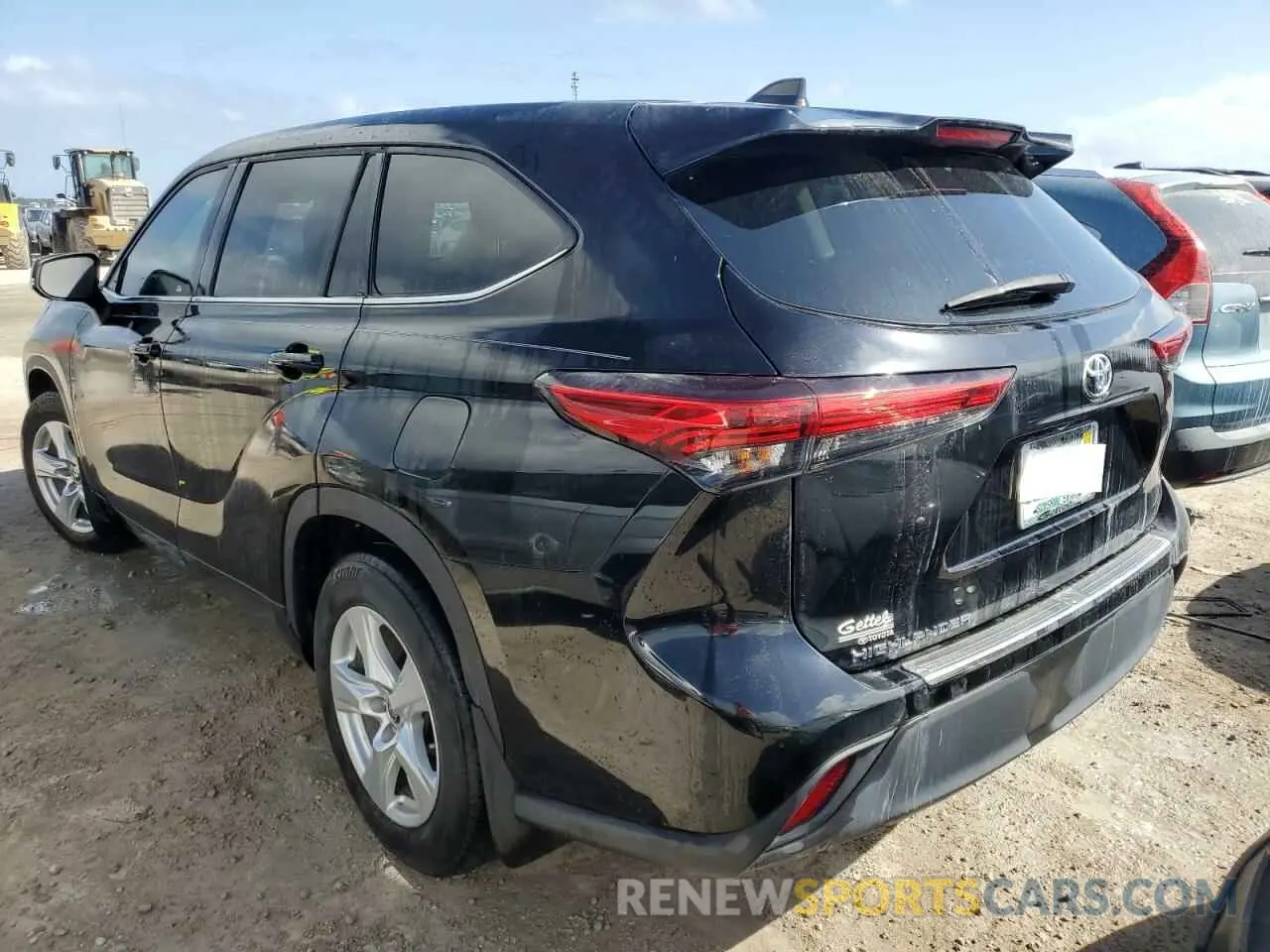 2 Фотография поврежденного автомобиля 5TDCZRAH4LS500630 TOYOTA HIGHLANDER 2020