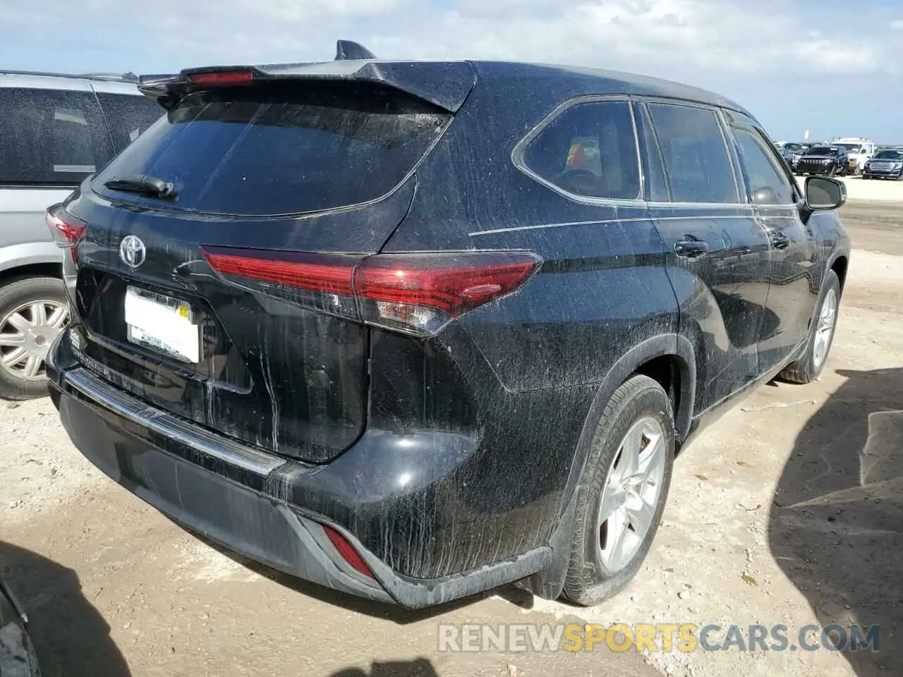 3 Фотография поврежденного автомобиля 5TDCZRAH4LS500630 TOYOTA HIGHLANDER 2020