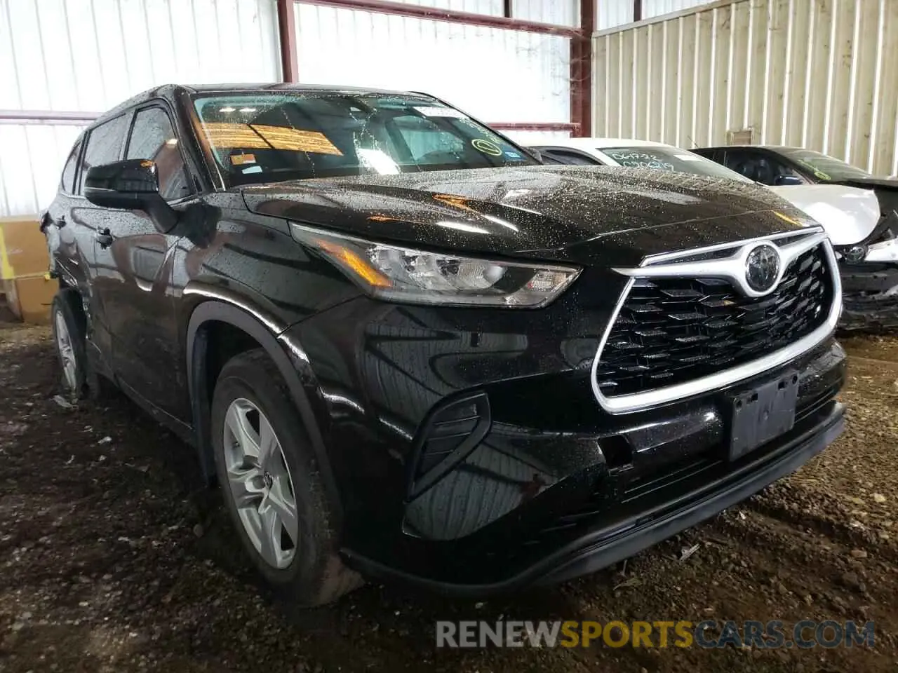 1 Photograph of a damaged car 5TDCZRAH5LS506596 TOYOTA HIGHLANDER 2020