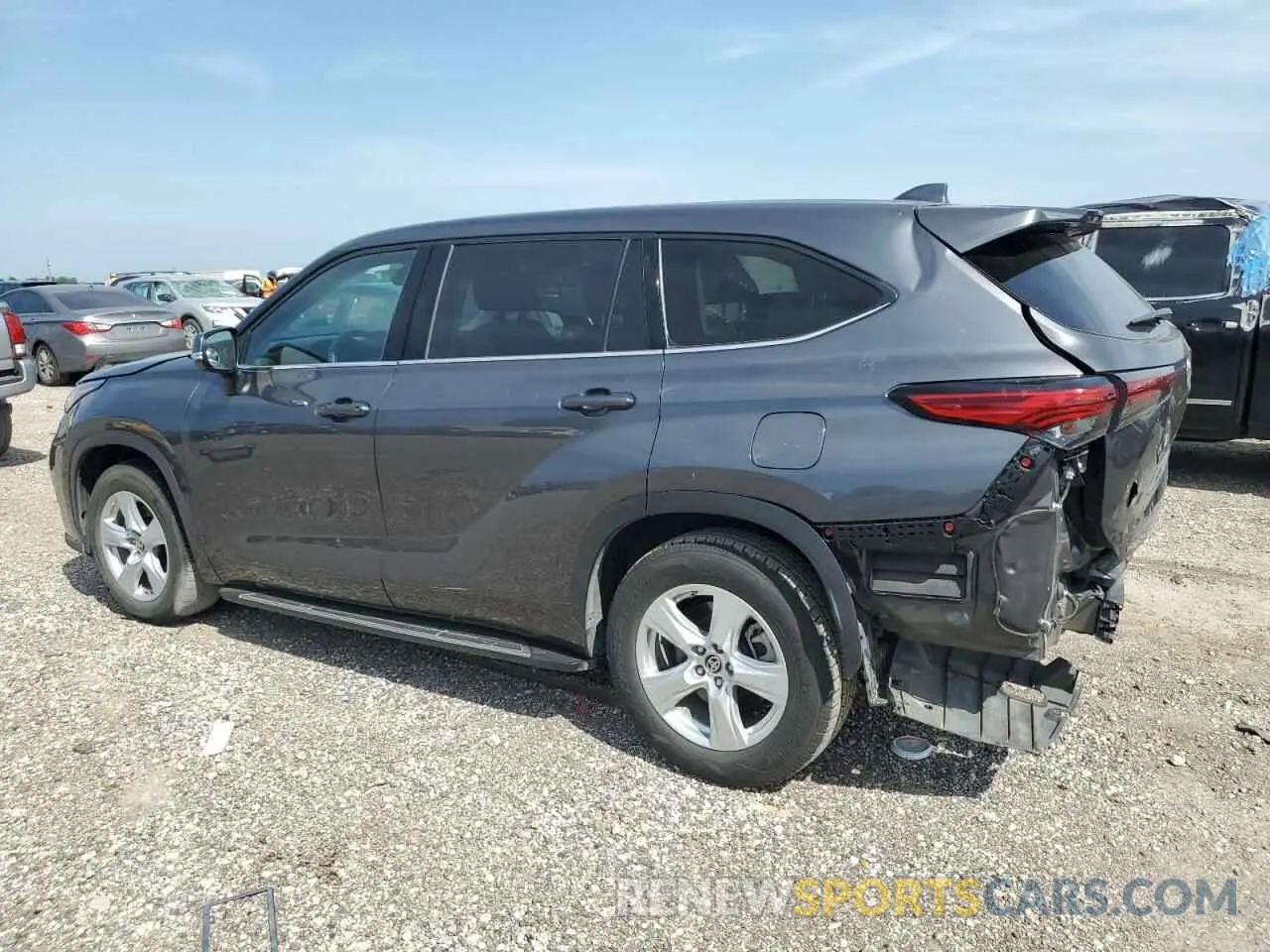 3 Photograph of a damaged car 5TDCZRAH7LS512559 TOYOTA HIGHLANDER 2020