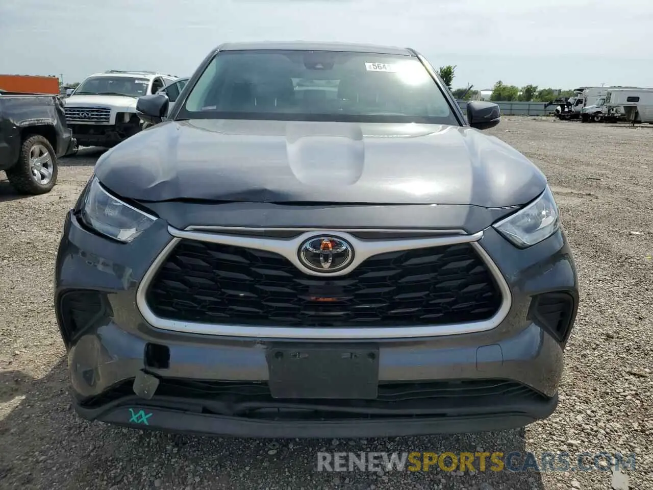 6 Photograph of a damaged car 5TDCZRAH7LS512559 TOYOTA HIGHLANDER 2020