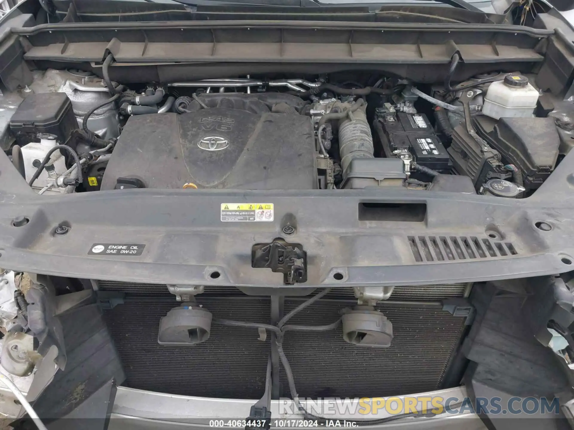 10 Фотография поврежденного автомобиля 5TDCZRAHXLS017871 TOYOTA HIGHLANDER 2020