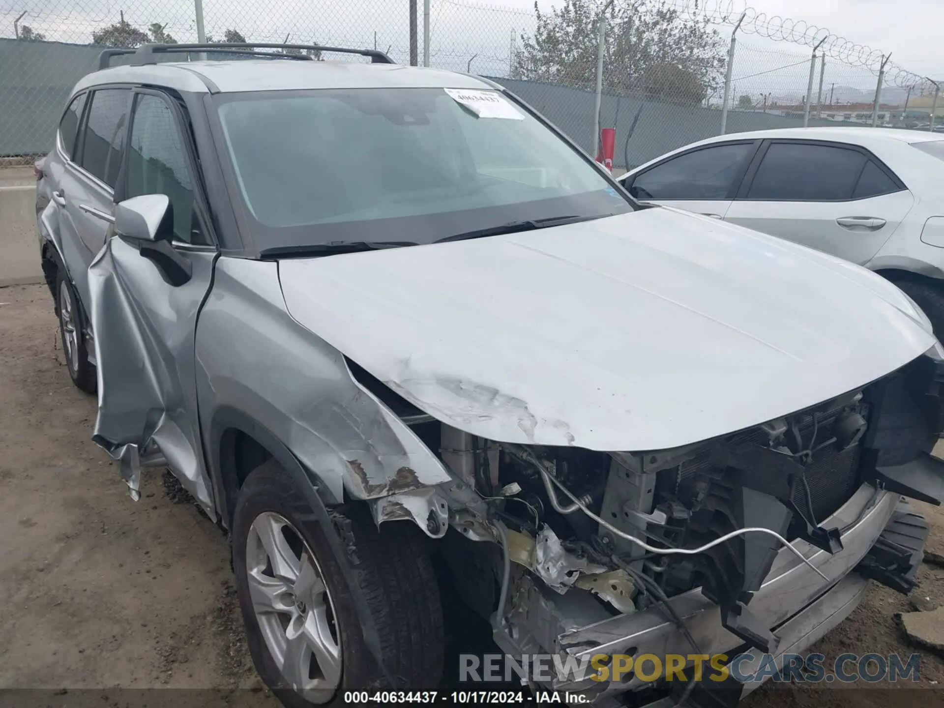 6 Фотография поврежденного автомобиля 5TDCZRAHXLS017871 TOYOTA HIGHLANDER 2020