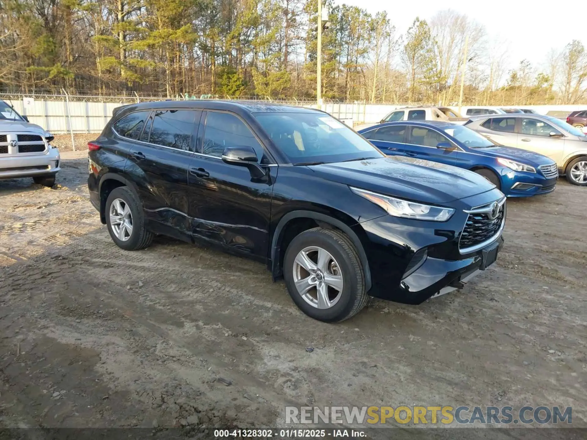 1 Photograph of a damaged car 5TDCZRBH0LS047248 TOYOTA HIGHLANDER 2020