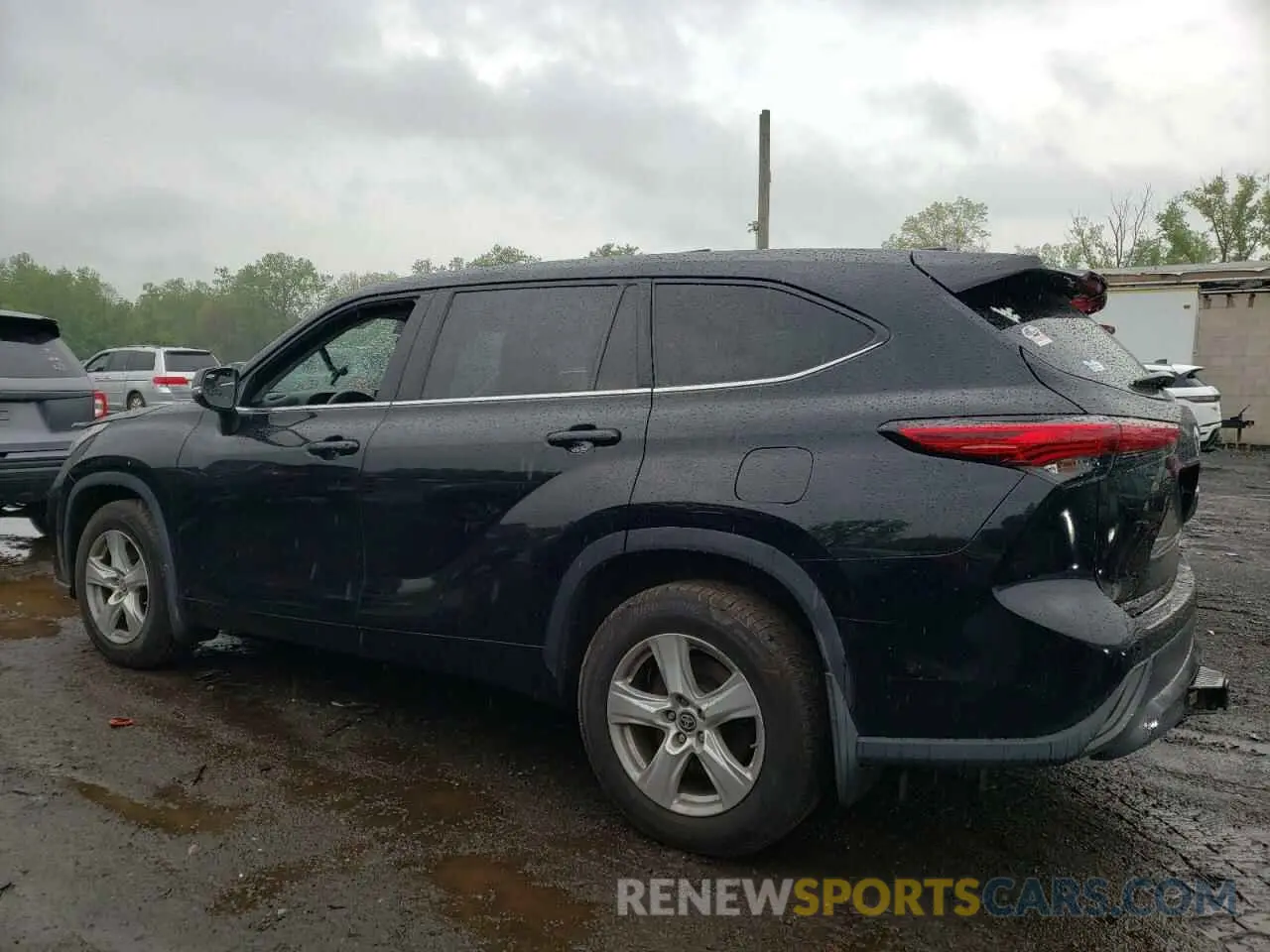 2 Фотография поврежденного автомобиля 5TDCZRBH2LS037465 TOYOTA HIGHLANDER 2020