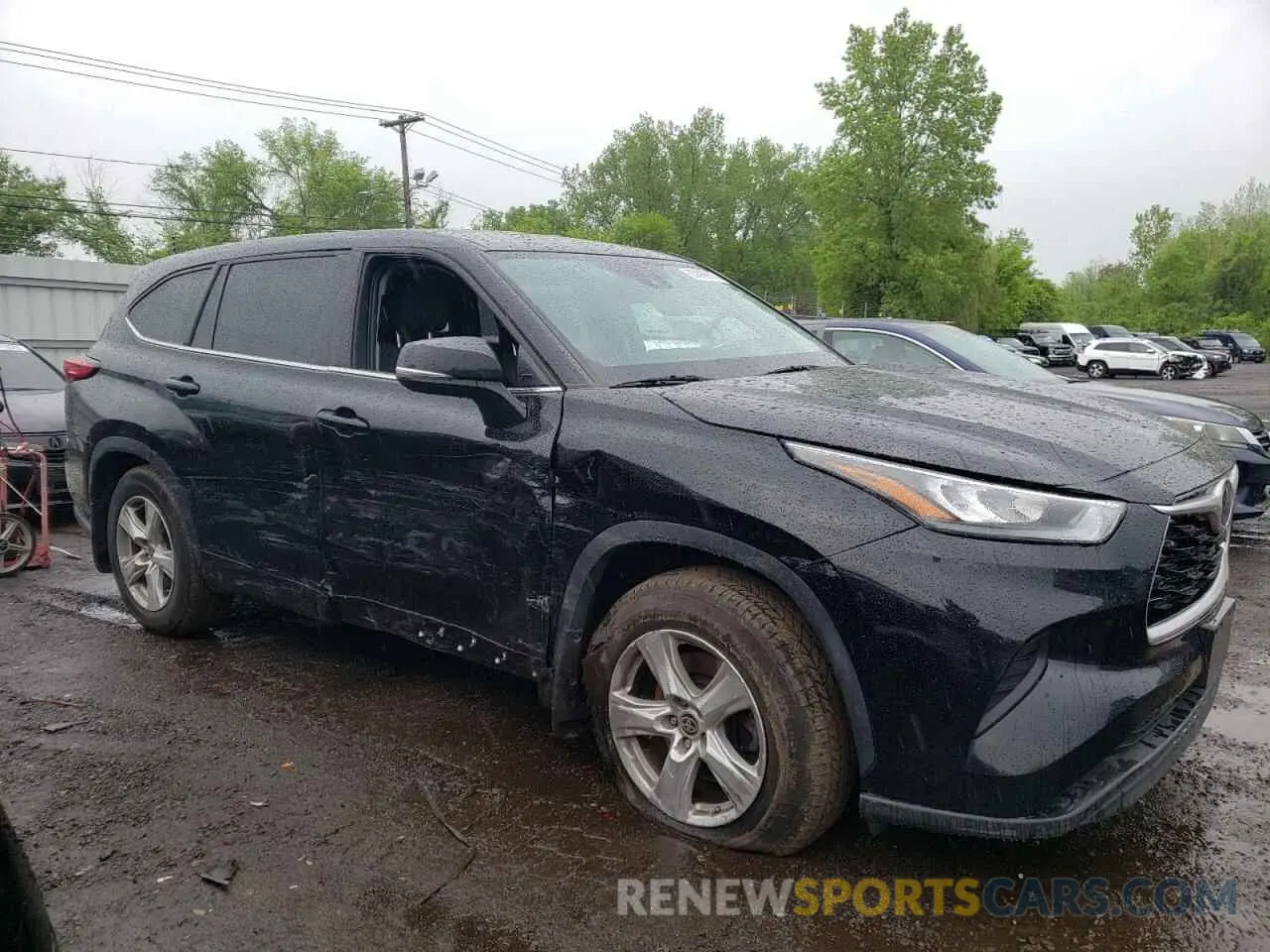 4 Фотография поврежденного автомобиля 5TDCZRBH2LS037465 TOYOTA HIGHLANDER 2020
