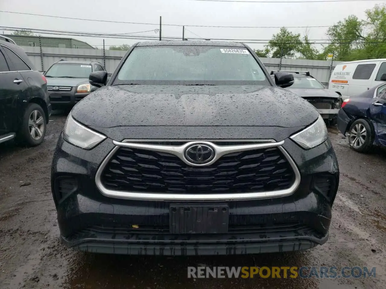 5 Фотография поврежденного автомобиля 5TDCZRBH2LS037465 TOYOTA HIGHLANDER 2020