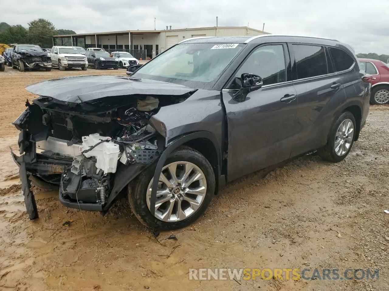1 Photograph of a damaged car 5TDDZRBH0LS005473 TOYOTA HIGHLANDER 2020