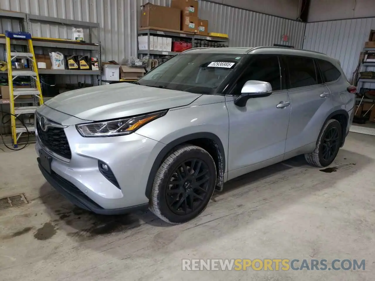 1 Photograph of a damaged car 5TDDZRBH0LS050879 TOYOTA HIGHLANDER 2020