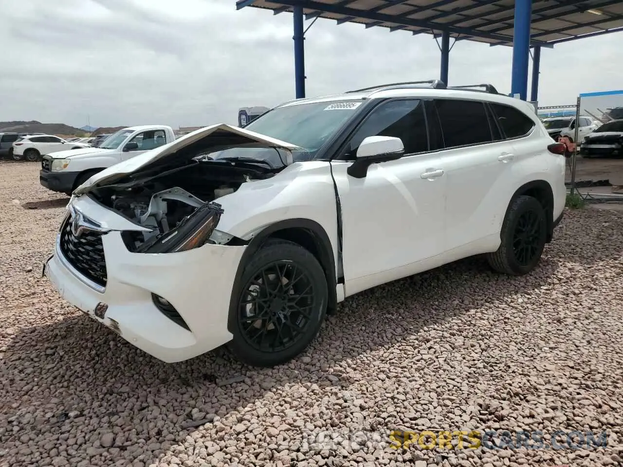1 Фотография поврежденного автомобиля 5TDDZRBH5LS021488 TOYOTA HIGHLANDER 2020