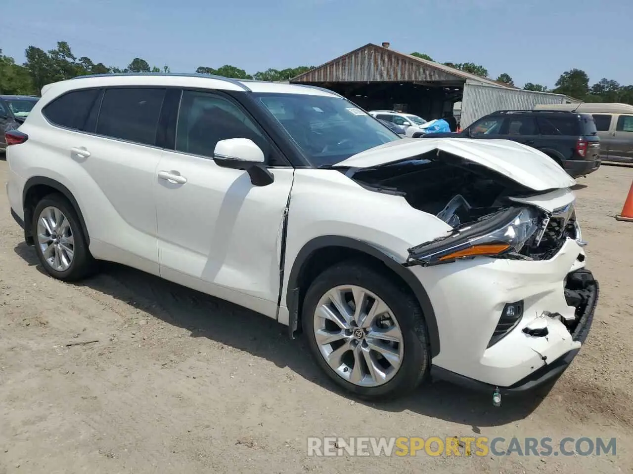 4 Фотография поврежденного автомобиля 5TDDZRBH5LS023273 TOYOTA HIGHLANDER 2020