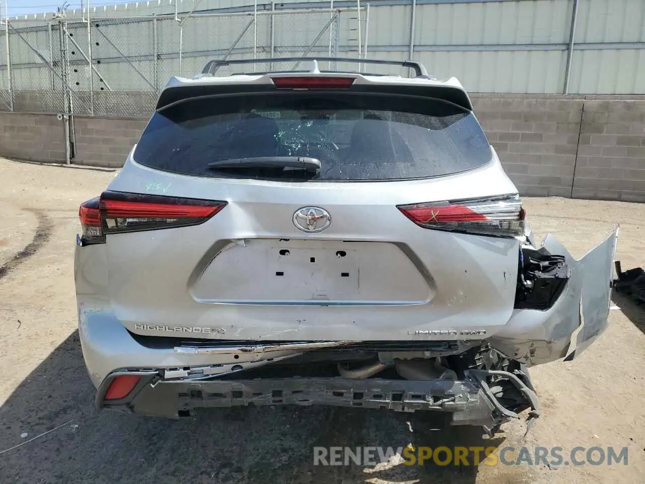 6 Фотография поврежденного автомобиля 5TDDZRBH7LS012162 TOYOTA HIGHLANDER 2020