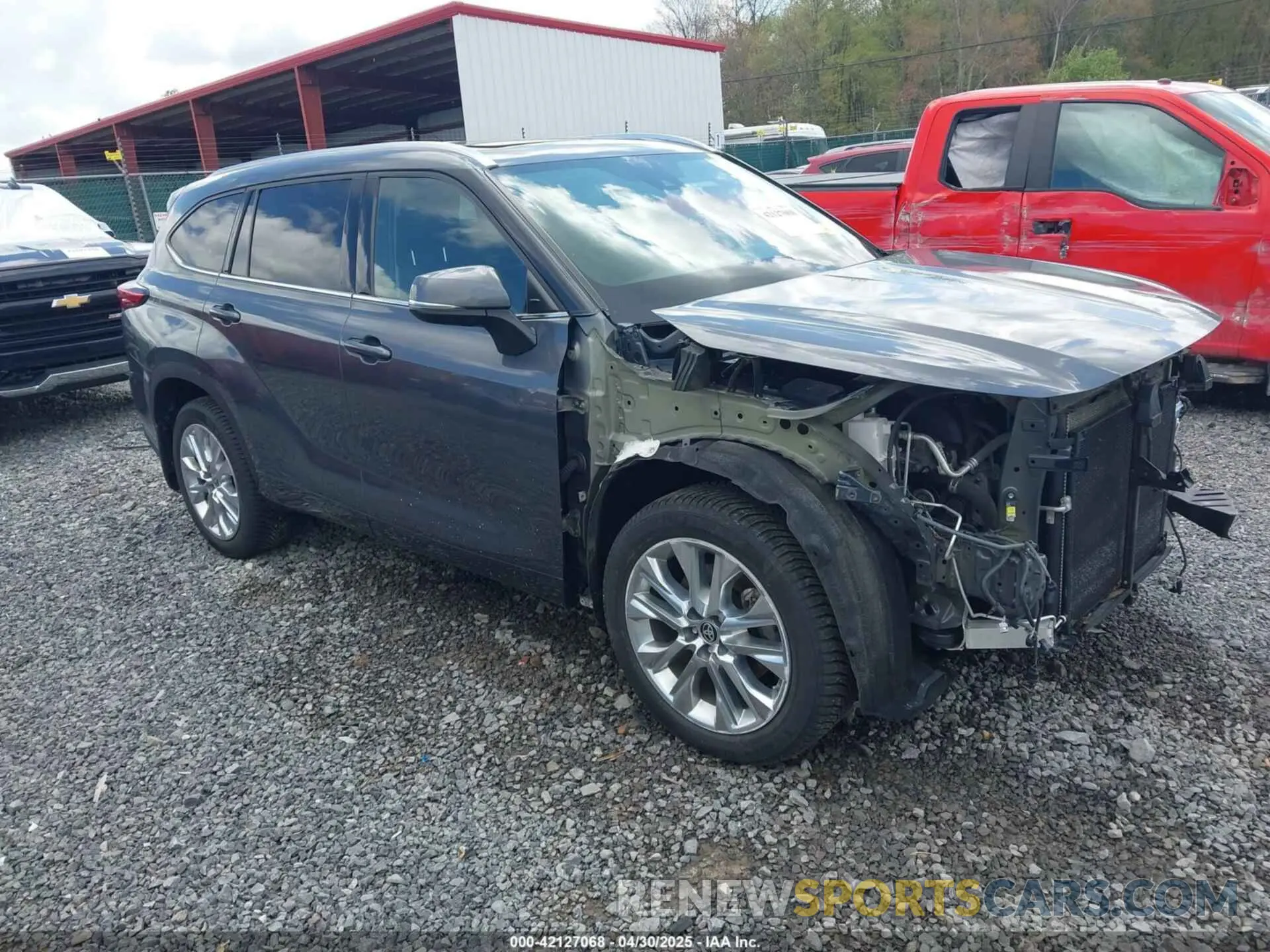 1 Фотография поврежденного автомобиля 5TDDZRBH7LS015529 TOYOTA HIGHLANDER 2020