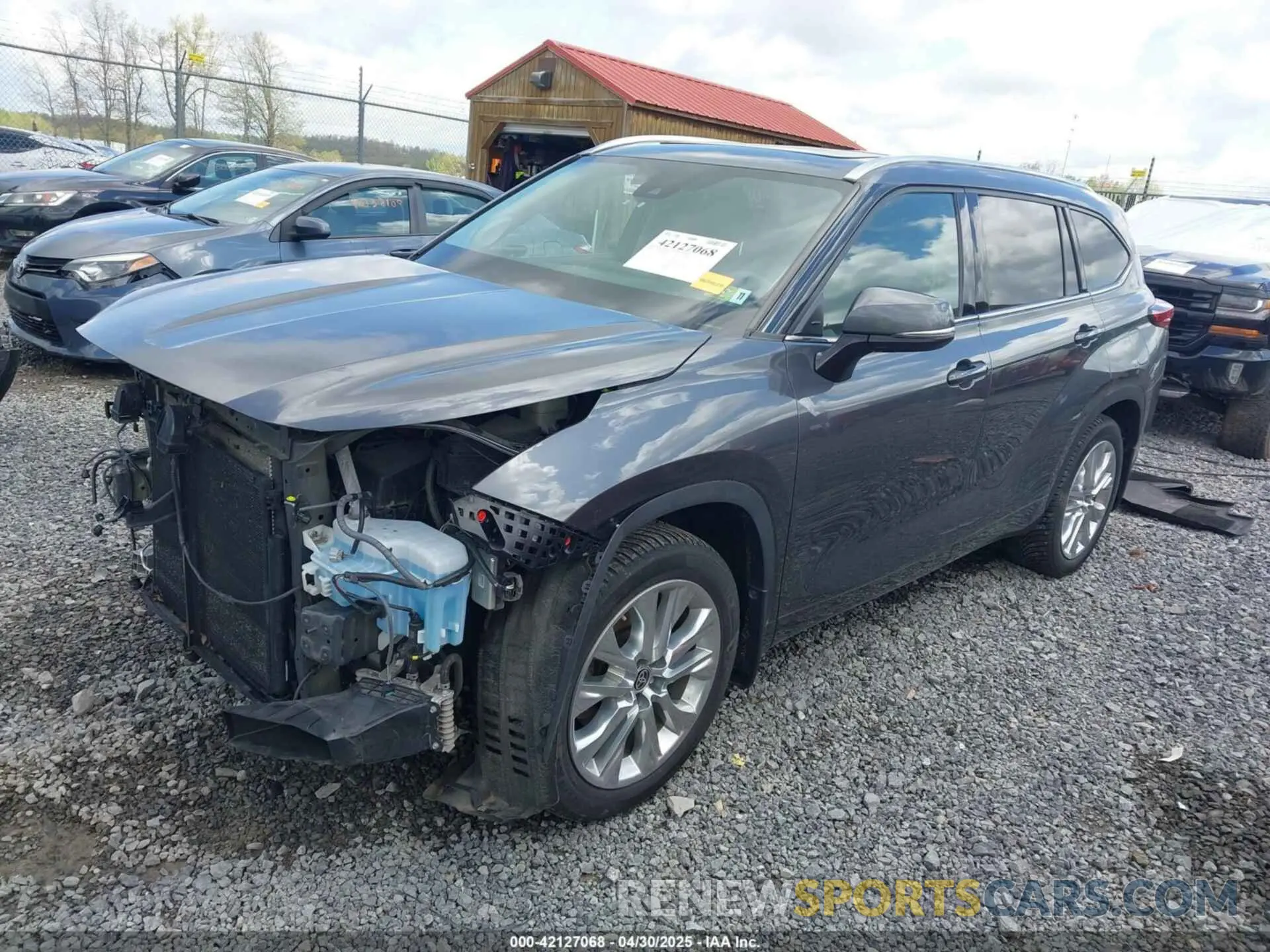 2 Фотография поврежденного автомобиля 5TDDZRBH7LS015529 TOYOTA HIGHLANDER 2020