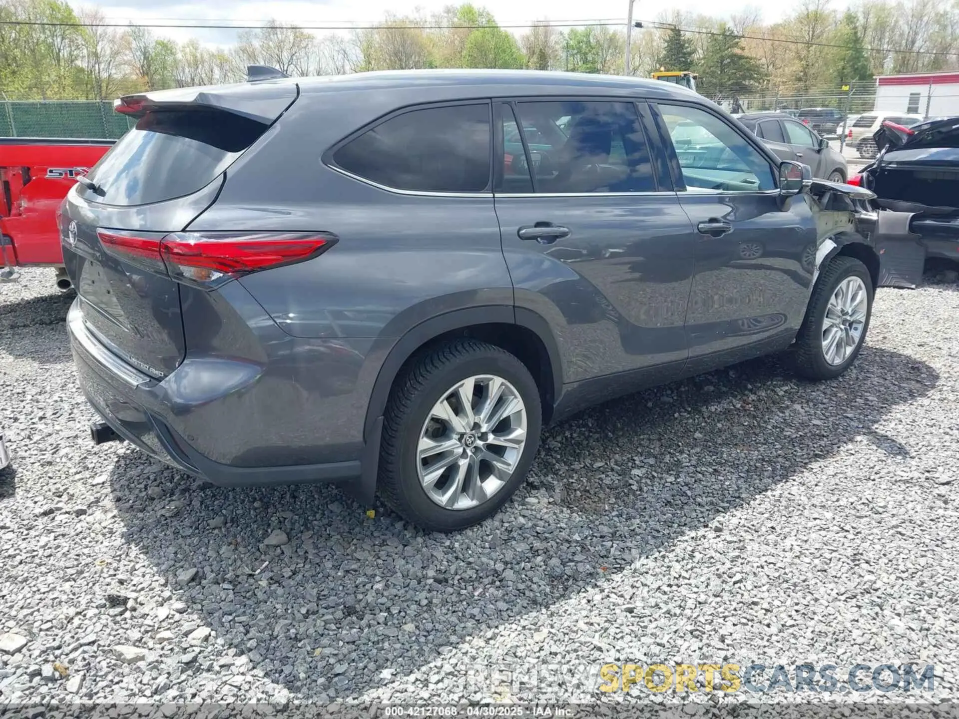 4 Фотография поврежденного автомобиля 5TDDZRBH7LS015529 TOYOTA HIGHLANDER 2020