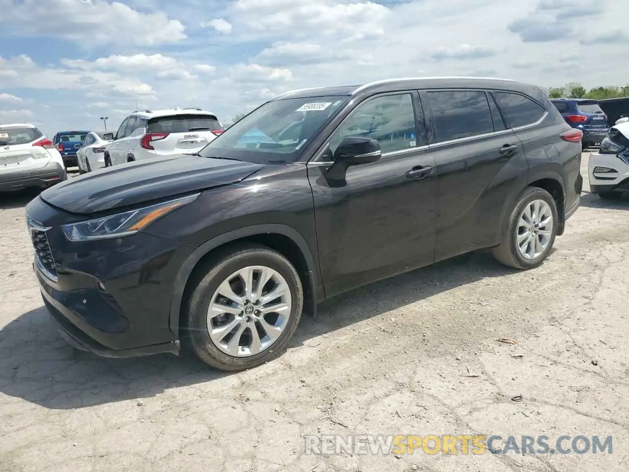1 Photograph of a damaged car 5TDDZRBH8LS004782 TOYOTA HIGHLANDER 2020