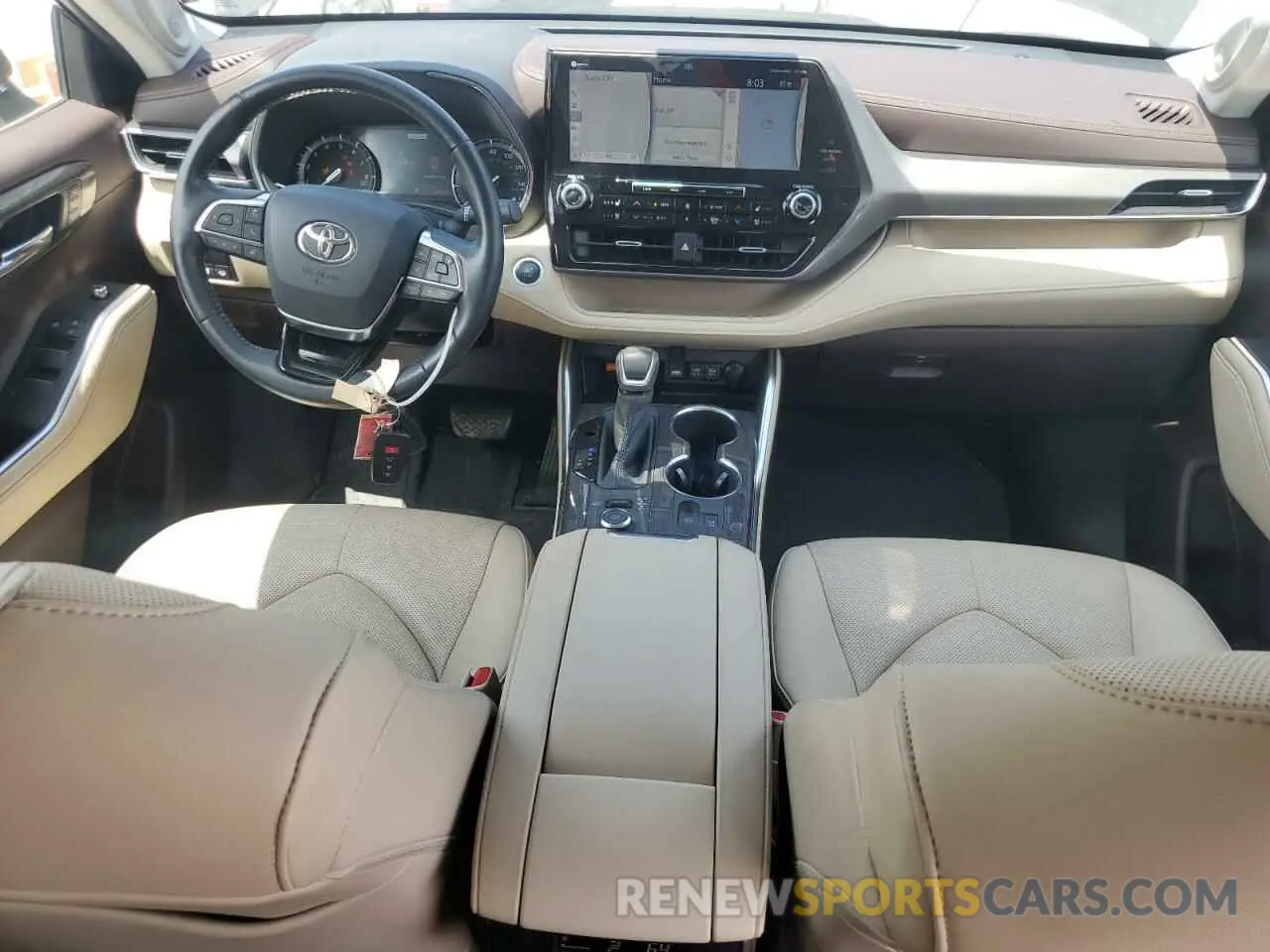 8 Photograph of a damaged car 5TDDZRBH8LS004782 TOYOTA HIGHLANDER 2020