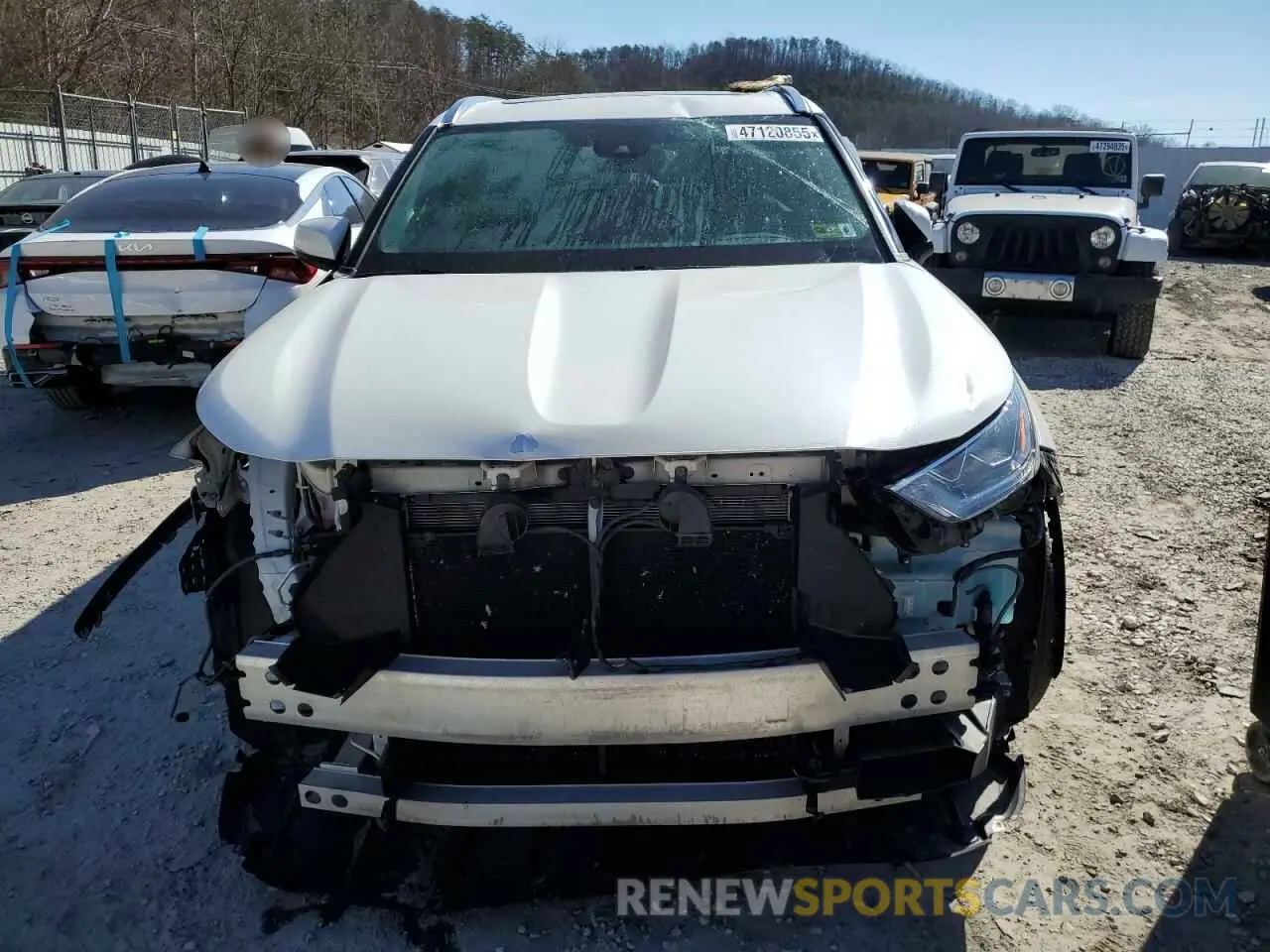5 Photograph of a damaged car 5TDDZRBHXLS053983 TOYOTA HIGHLANDER 2020