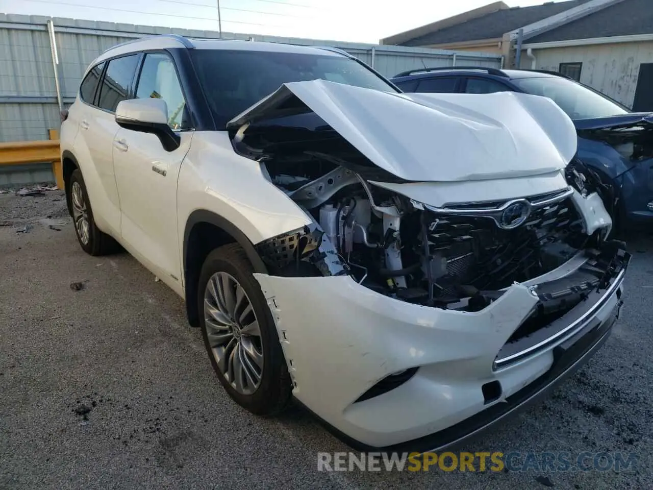 1 Photograph of a damaged car 5TDEBRCH0LS014164 TOYOTA HIGHLANDER 2020