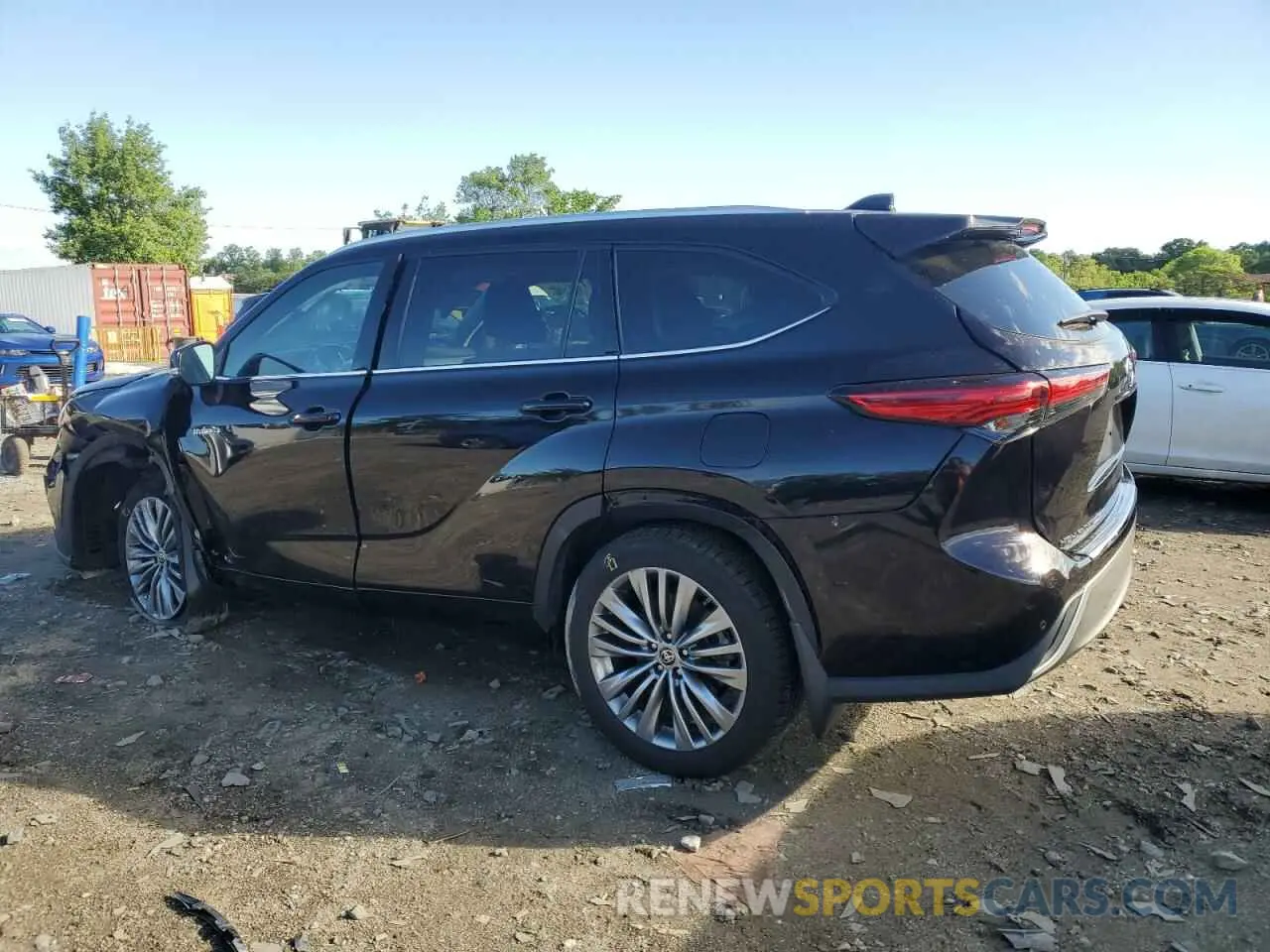 2 Photograph of a damaged car 5TDEBRCH9LS002465 TOYOTA HIGHLANDER 2020