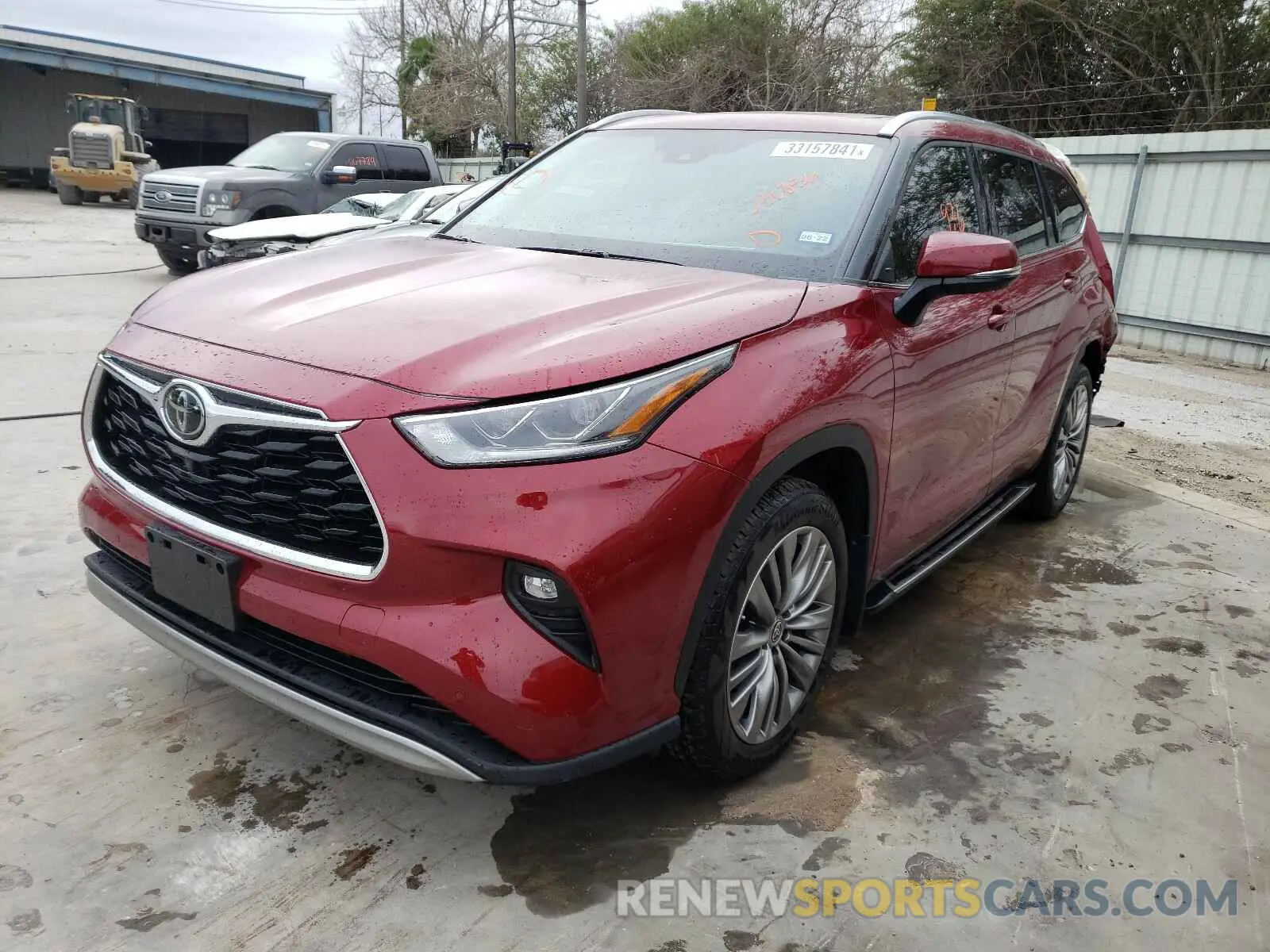 2 Photograph of a damaged car 5TDFZRAH6LS030856 TOYOTA HIGHLANDER 2020