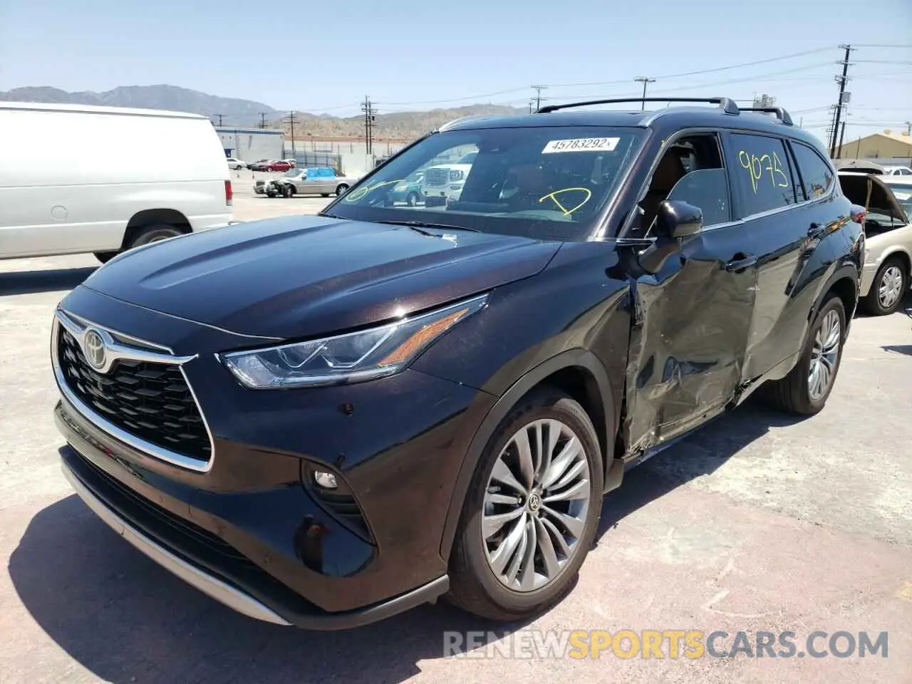 2 Photograph of a damaged car 5TDFZRAH7LS008591 TOYOTA HIGHLANDER 2020