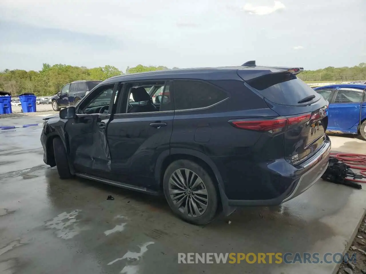 2 Photograph of a damaged car 5TDFZRAH8LS021849 TOYOTA HIGHLANDER 2020