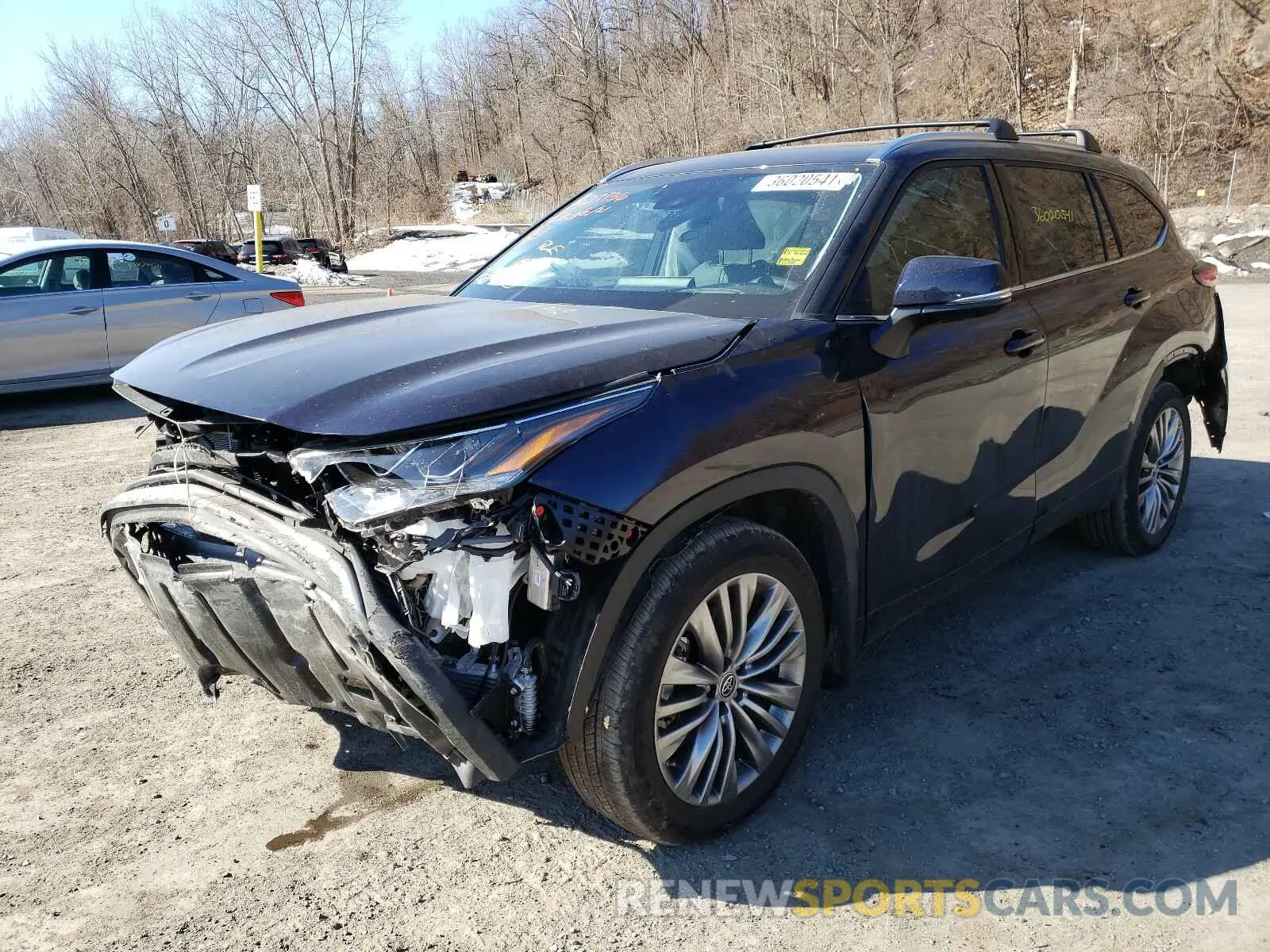 2 Фотография поврежденного автомобиля 5TDFZRBH4LS055205 TOYOTA HIGHLANDER 2020