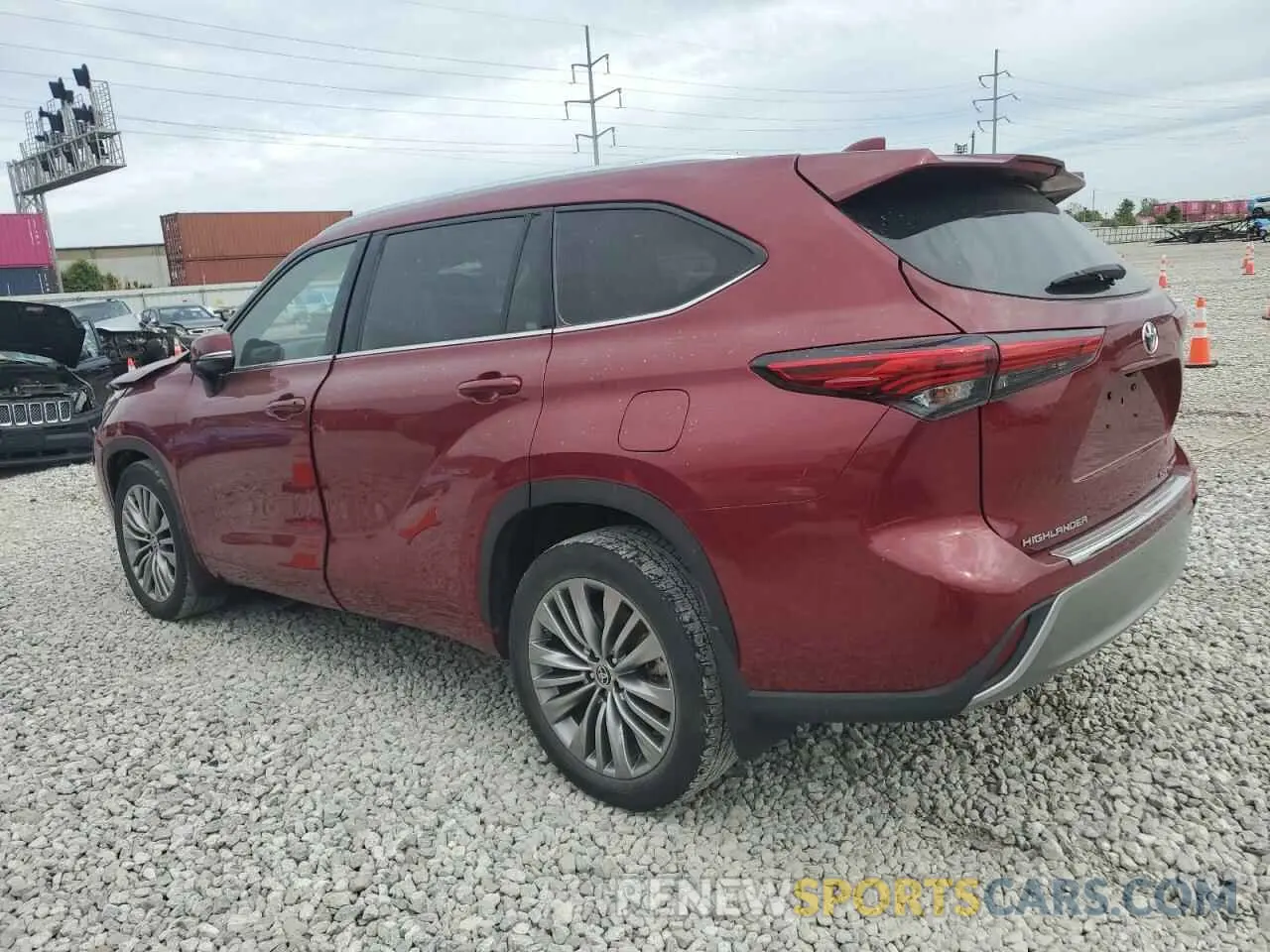 2 Фотография поврежденного автомобиля 5TDFZRBH5LS022424 TOYOTA HIGHLANDER 2020