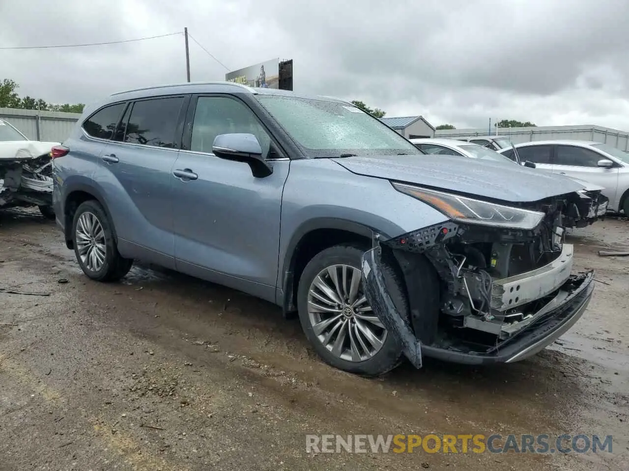 4 Фотография поврежденного автомобиля 5TDFZRBH9LS050744 TOYOTA HIGHLANDER 2020
