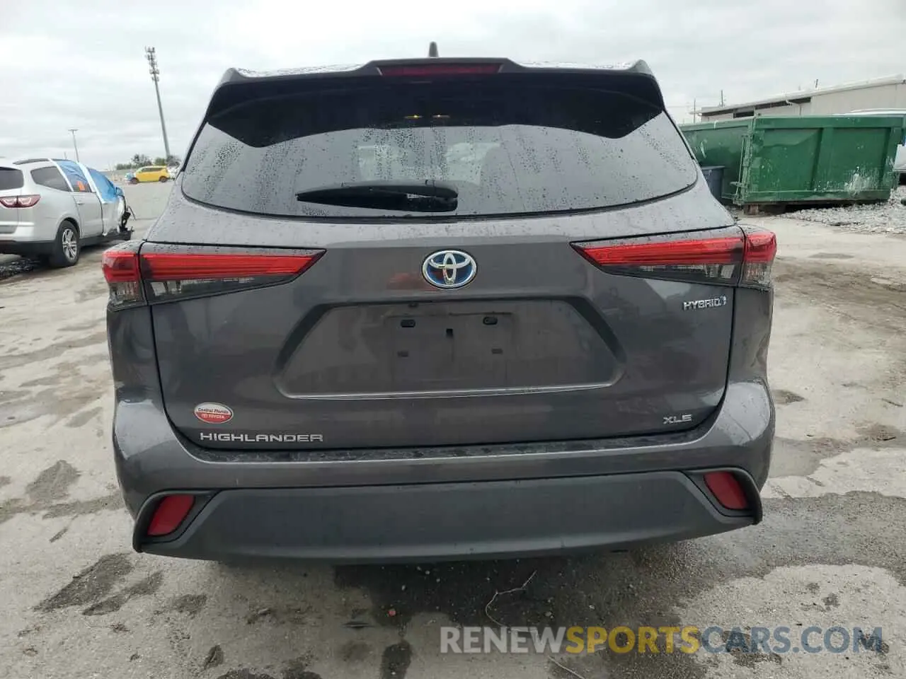 6 Photograph of a damaged car 5TDGARAH2LS500540 TOYOTA HIGHLANDER 2020