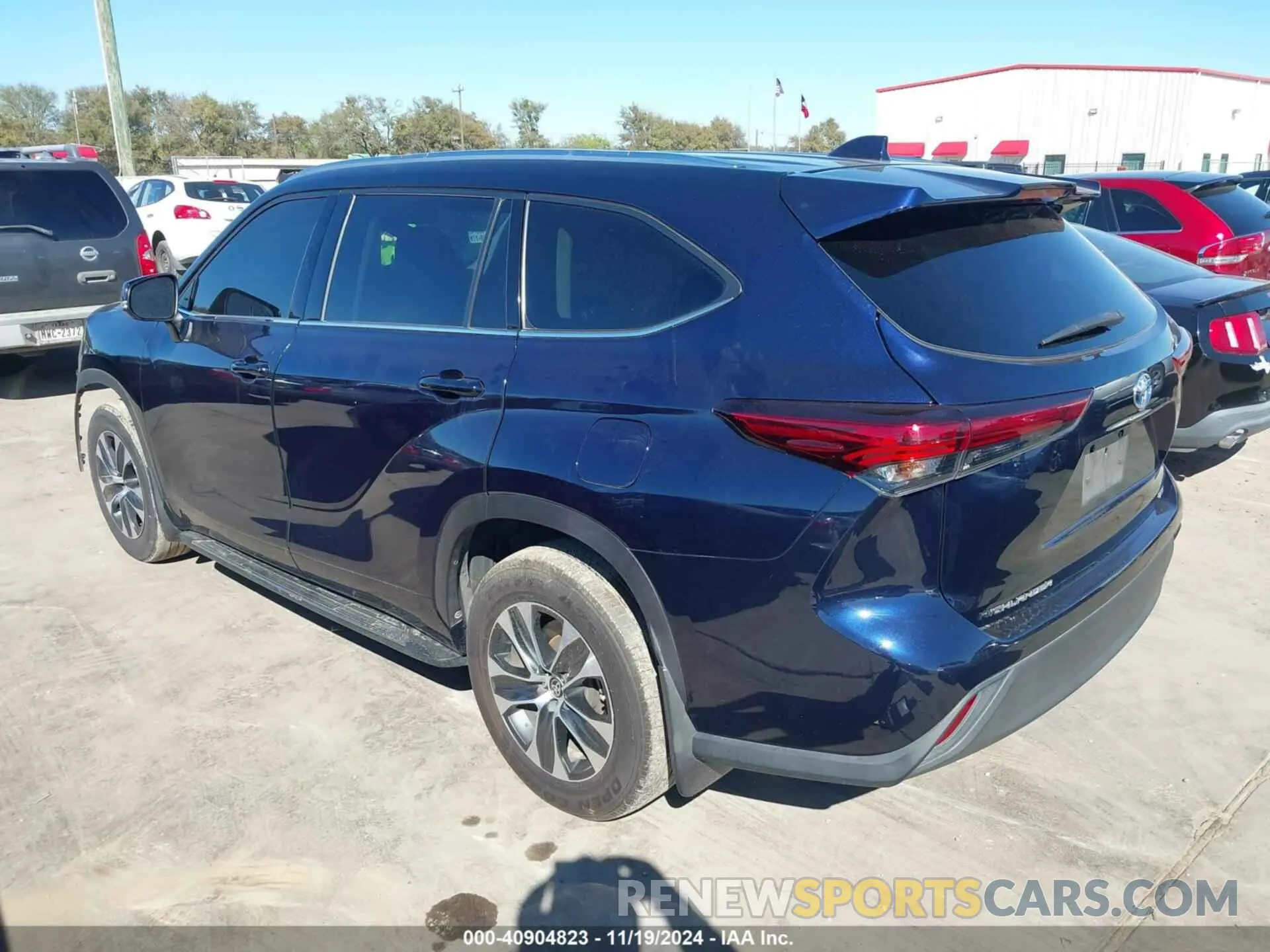 3 Фотография поврежденного автомобиля 5TDGARAH9LS502835 TOYOTA HIGHLANDER 2020