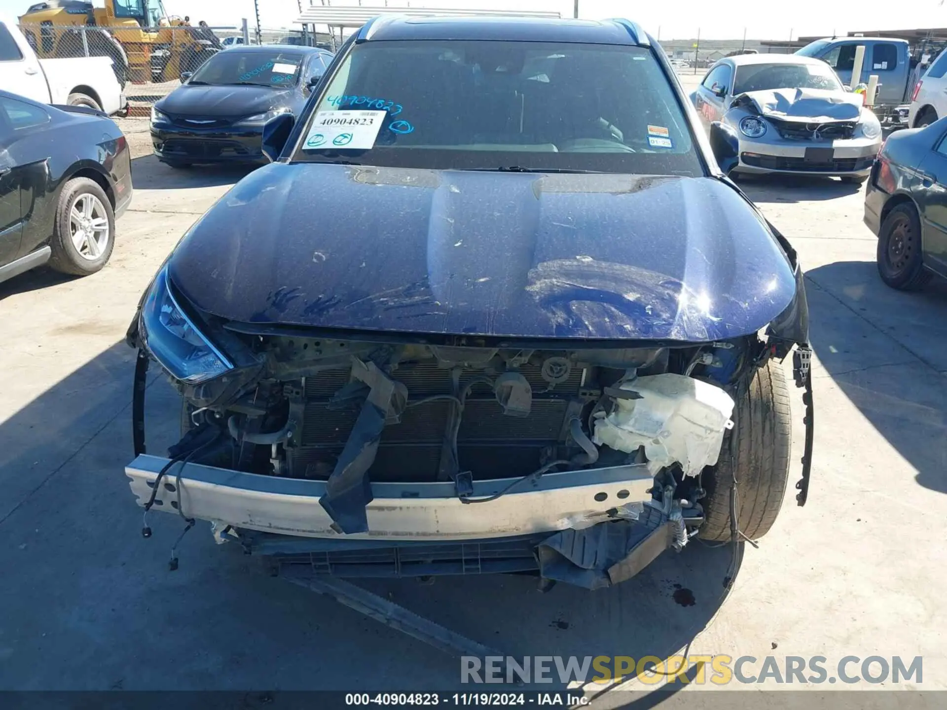 6 Фотография поврежденного автомобиля 5TDGARAH9LS502835 TOYOTA HIGHLANDER 2020