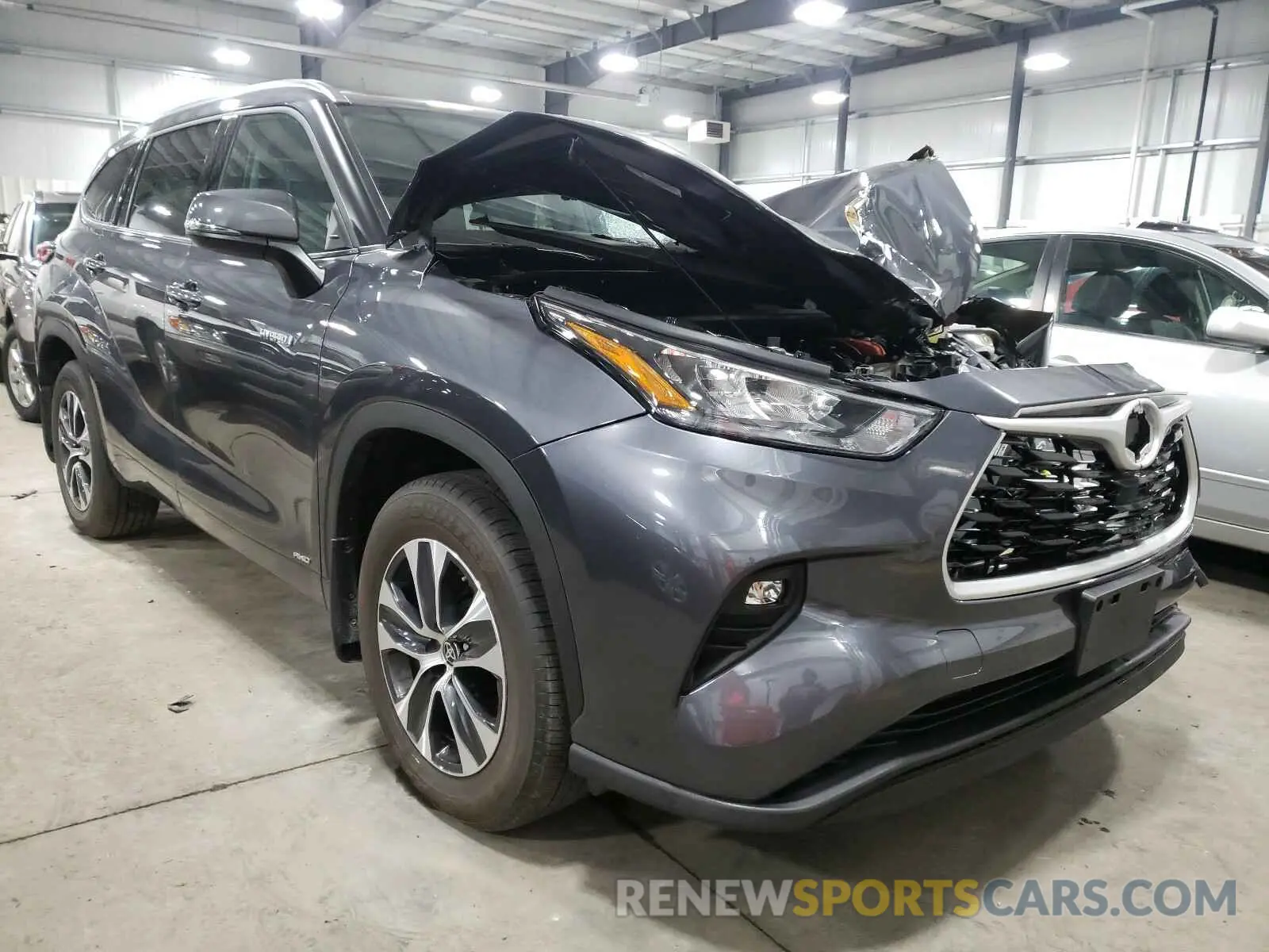 1 Photograph of a damaged car 5TDGBRCH3LS513534 TOYOTA HIGHLANDER 2020