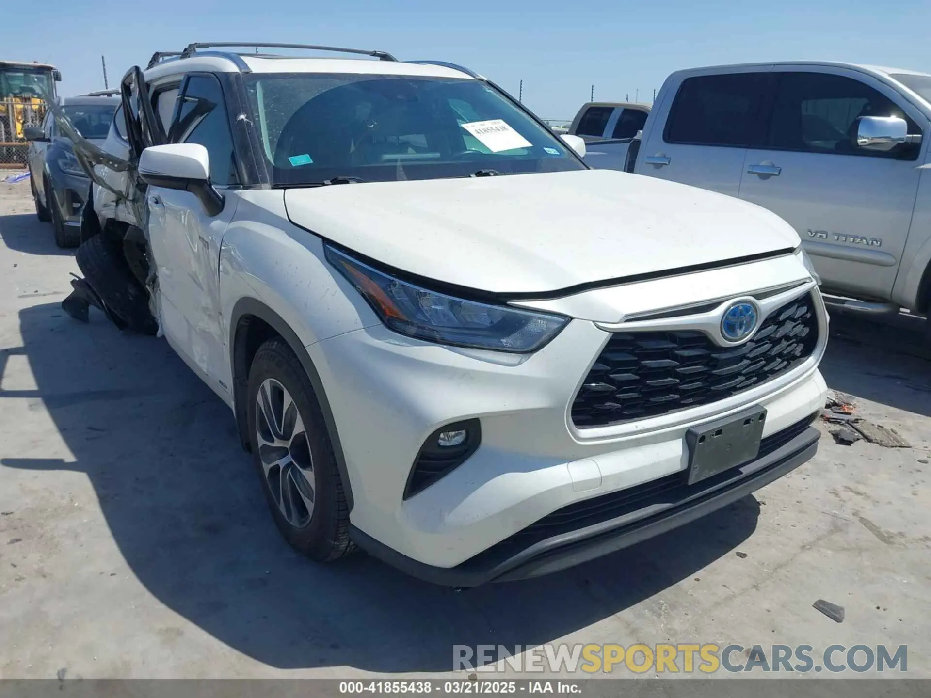 1 Фотография поврежденного автомобиля 5TDGBRCH6LS504570 TOYOTA HIGHLANDER 2020
