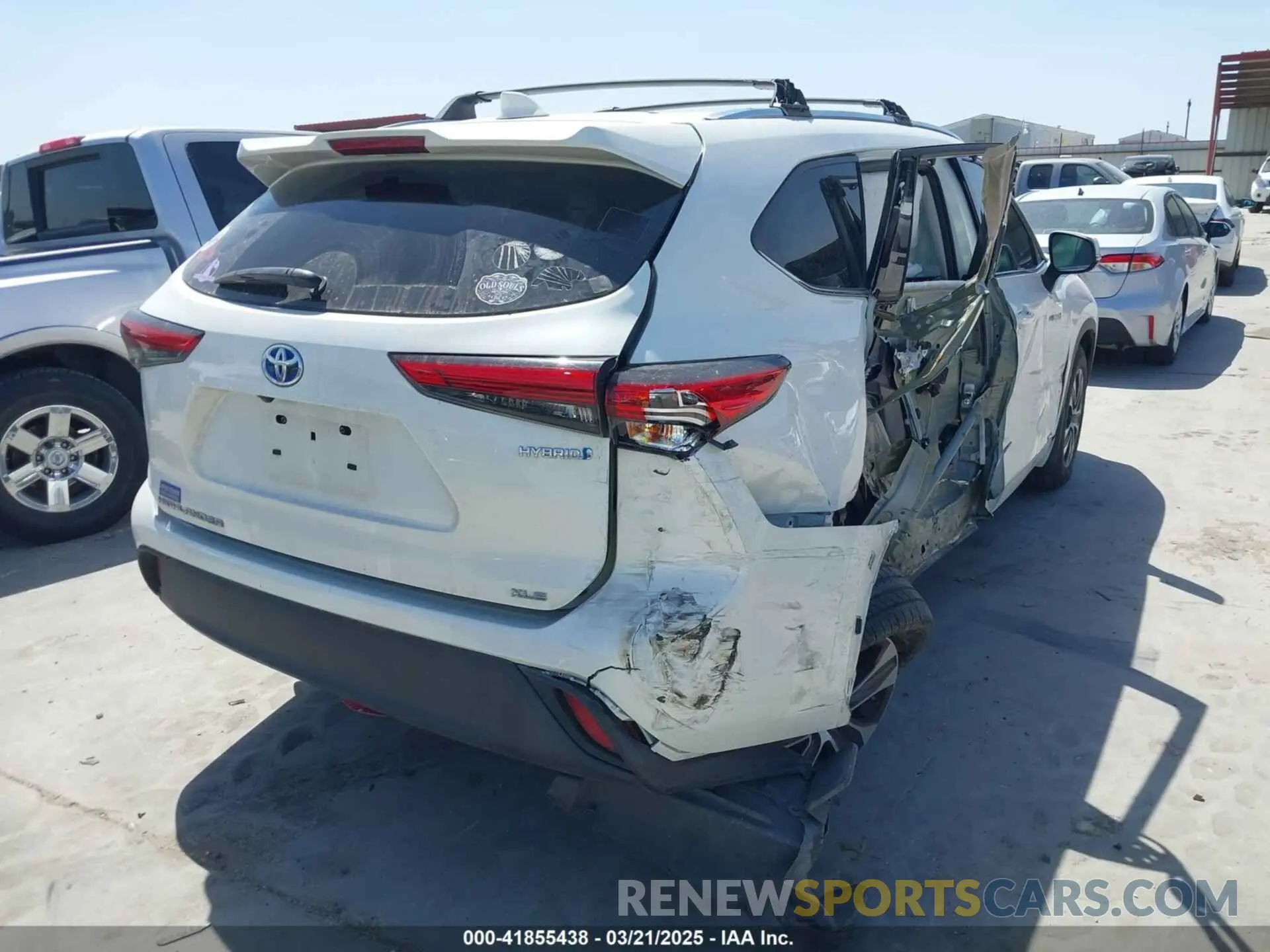 4 Фотография поврежденного автомобиля 5TDGBRCH6LS504570 TOYOTA HIGHLANDER 2020