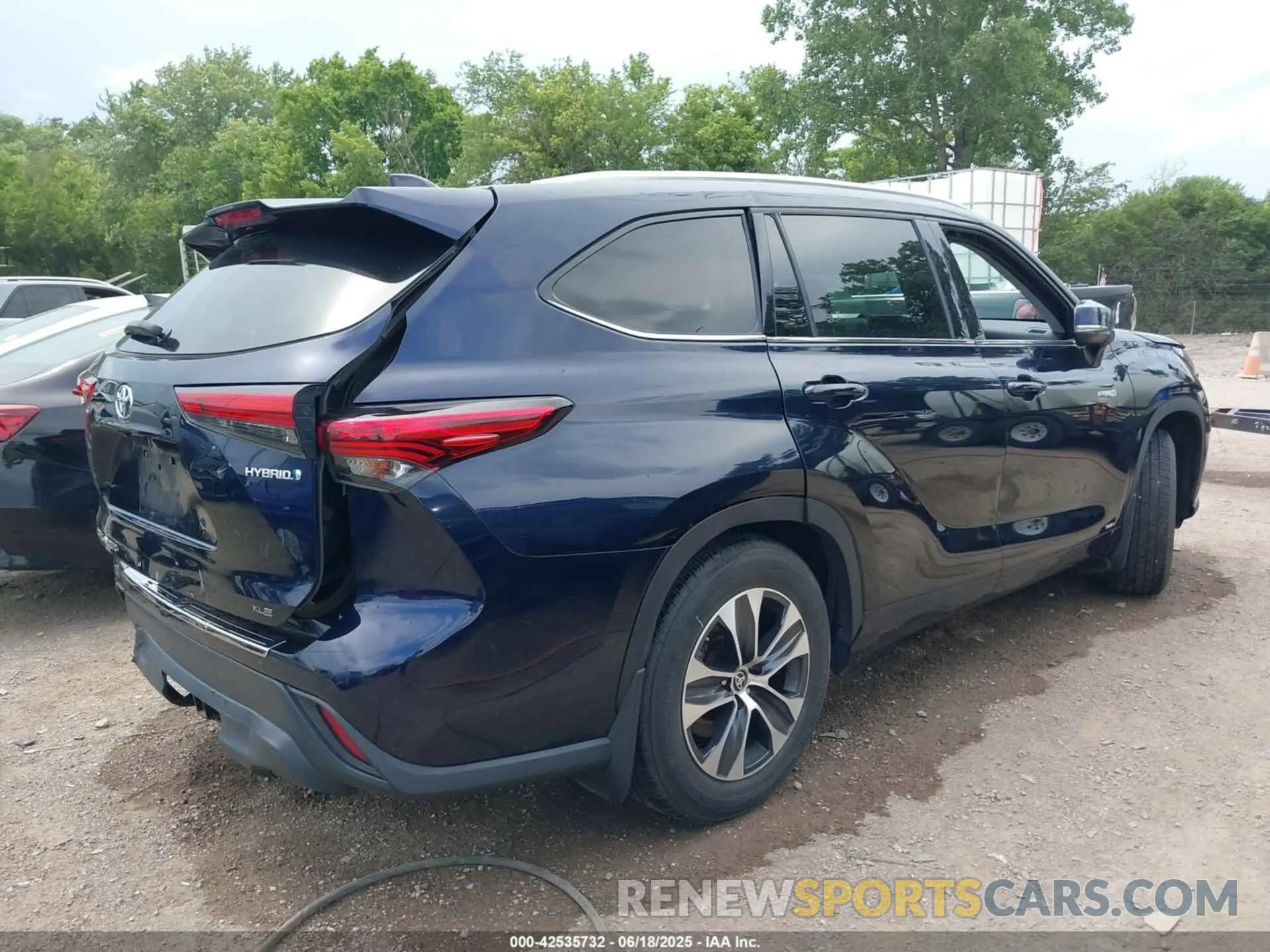 4 Фотография поврежденного автомобиля 5TDGBRCHXLS512039 TOYOTA HIGHLANDER 2020