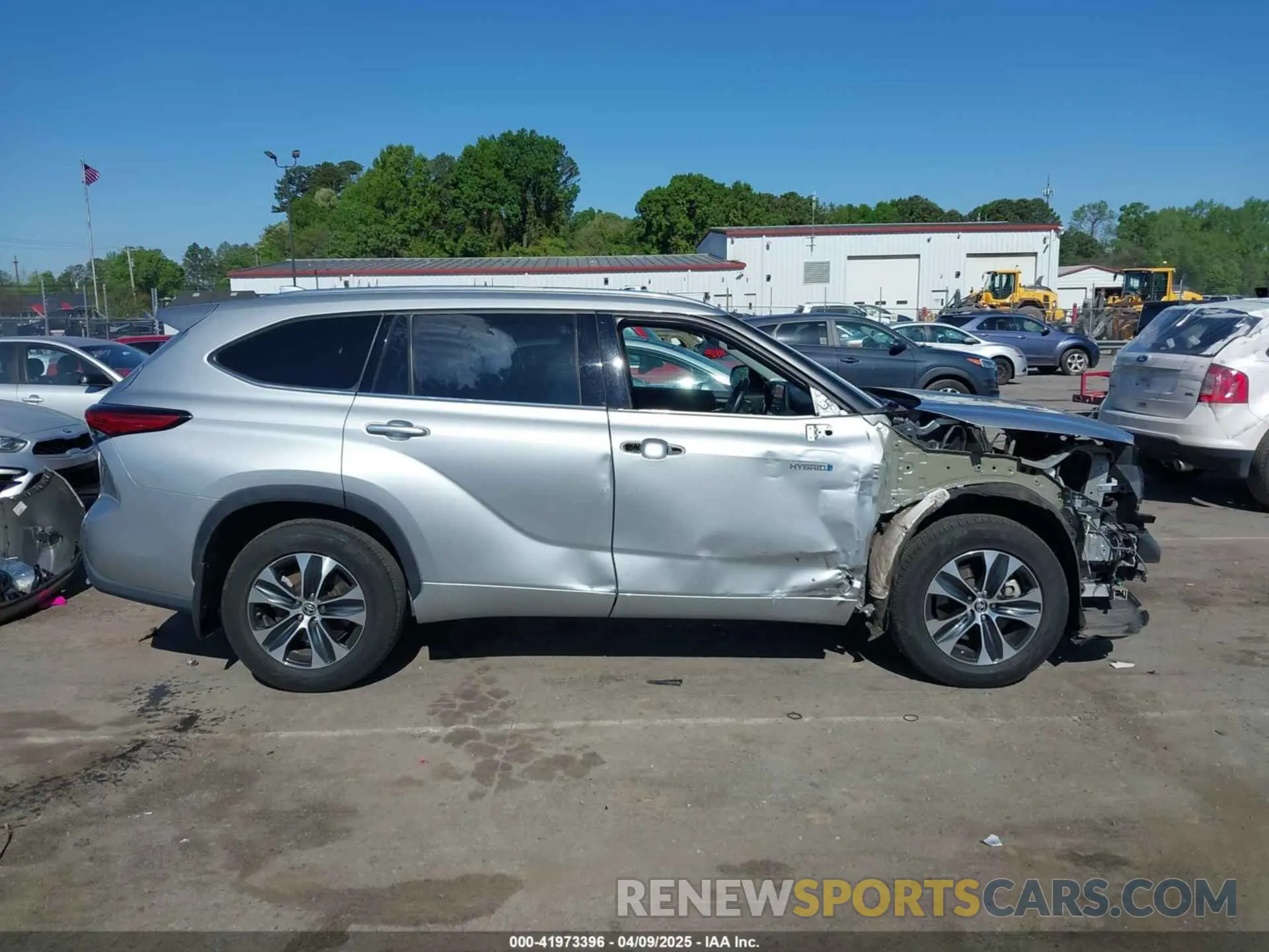 14 Фотография поврежденного автомобиля 5TDGBRCHXLS512512 TOYOTA HIGHLANDER 2020