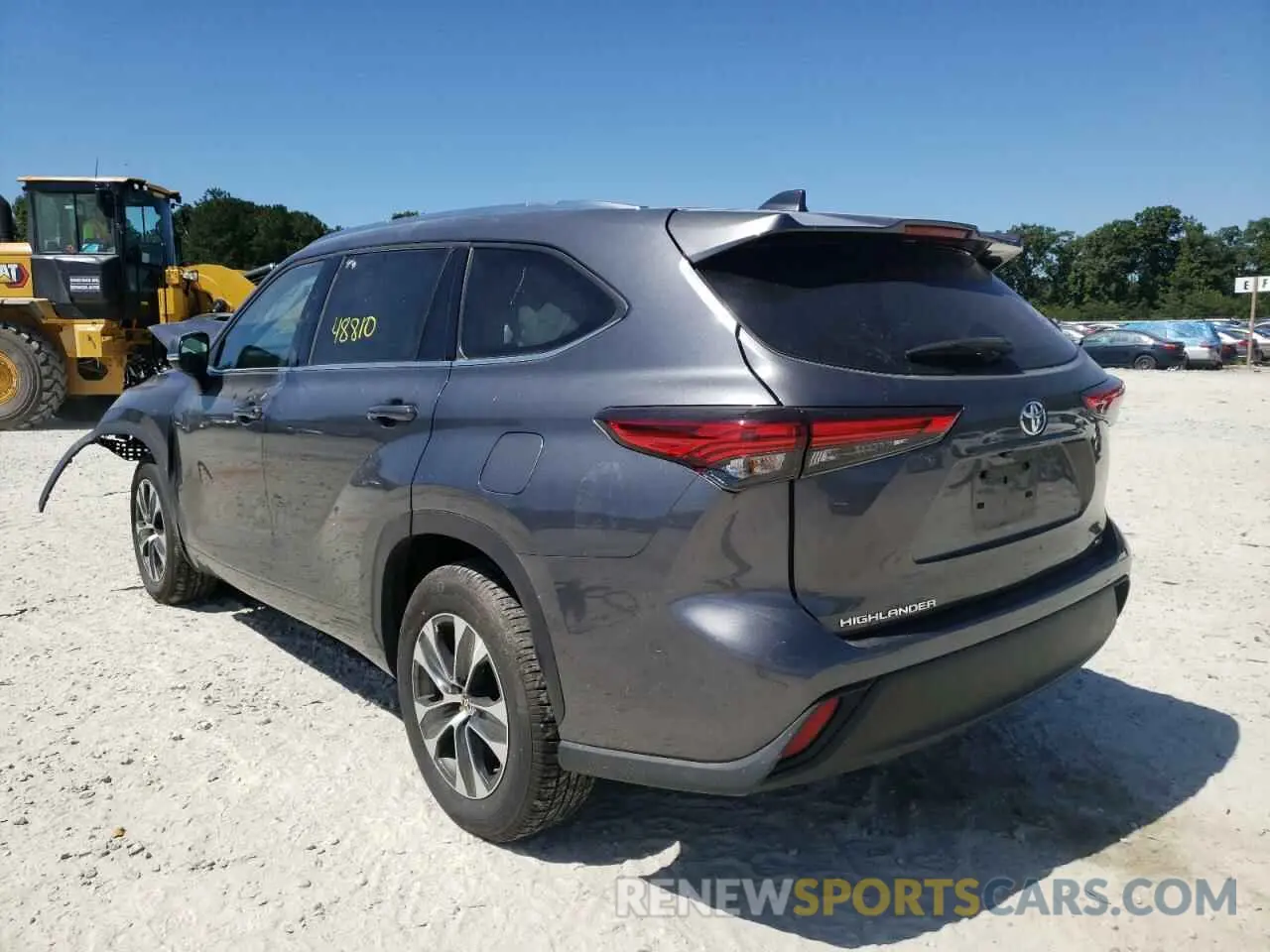3 Фотография поврежденного автомобиля 5TDGZRAH0LS011319 TOYOTA HIGHLANDER 2020