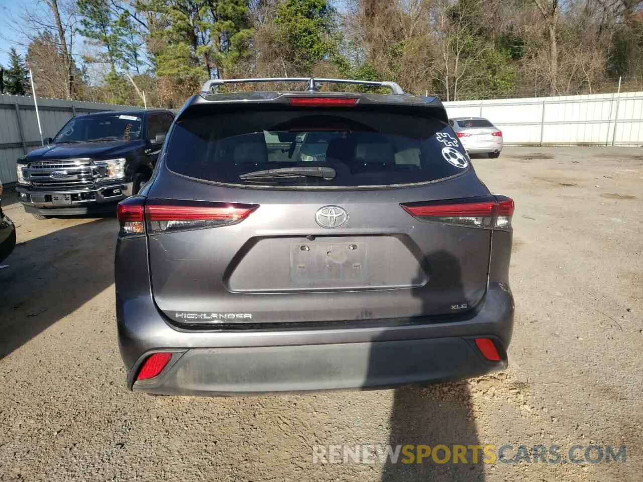 6 Photograph of a damaged car 5TDGZRAH1LS019638 TOYOTA HIGHLANDER 2020