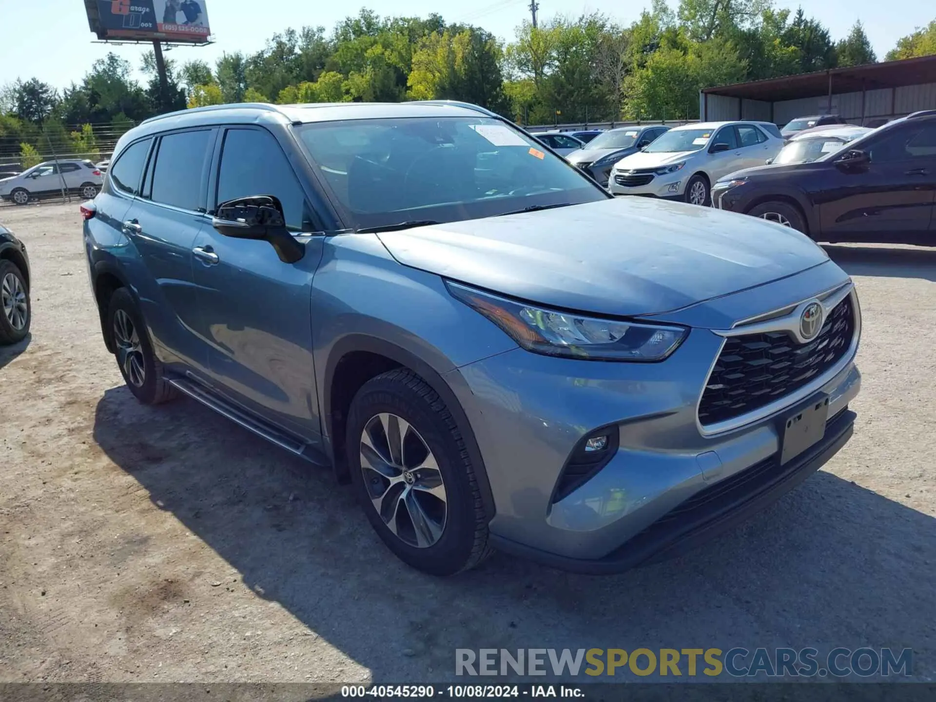 1 Фотография поврежденного автомобиля 5TDGZRAH4LS004468 TOYOTA HIGHLANDER 2020
