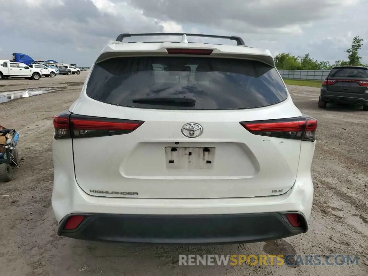 6 Photograph of a damaged car 5TDGZRAH4LS501276 TOYOTA HIGHLANDER 2020