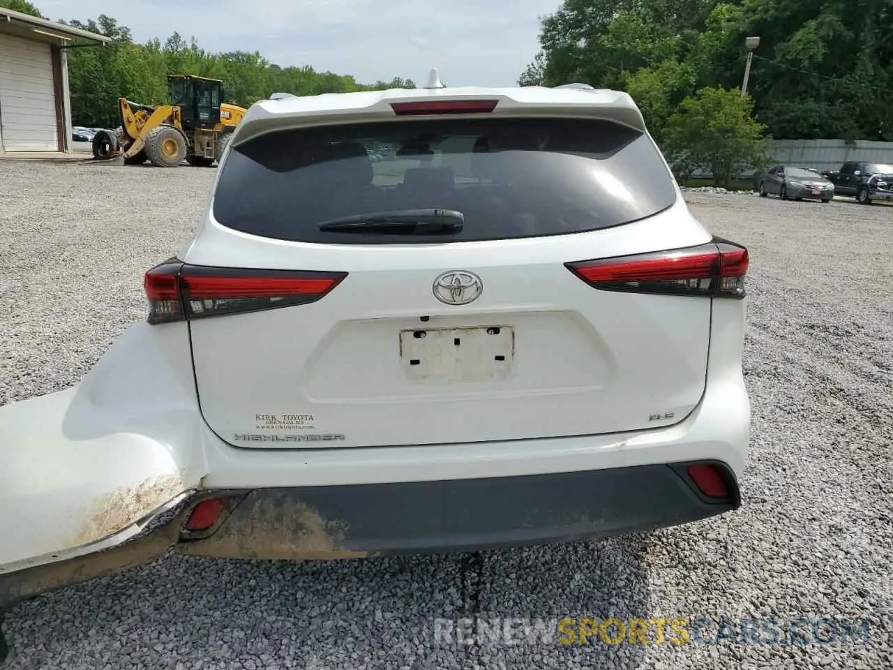 6 Photograph of a damaged car 5TDGZRAH9LS504383 TOYOTA HIGHLANDER 2020