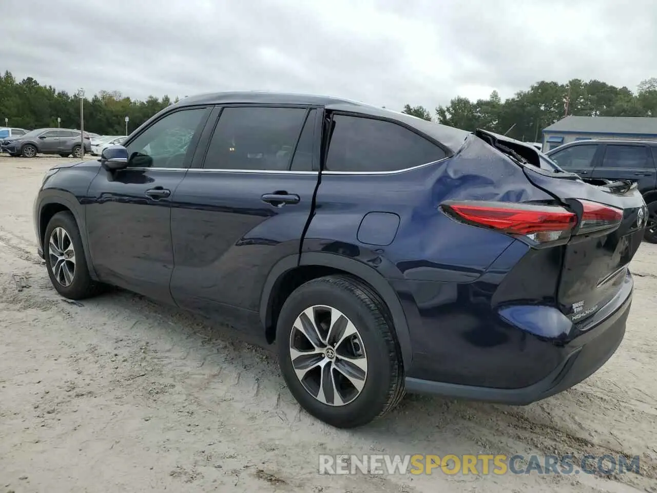 2 Photograph of a damaged car 5TDGZRAH9LS506666 TOYOTA HIGHLANDER 2020